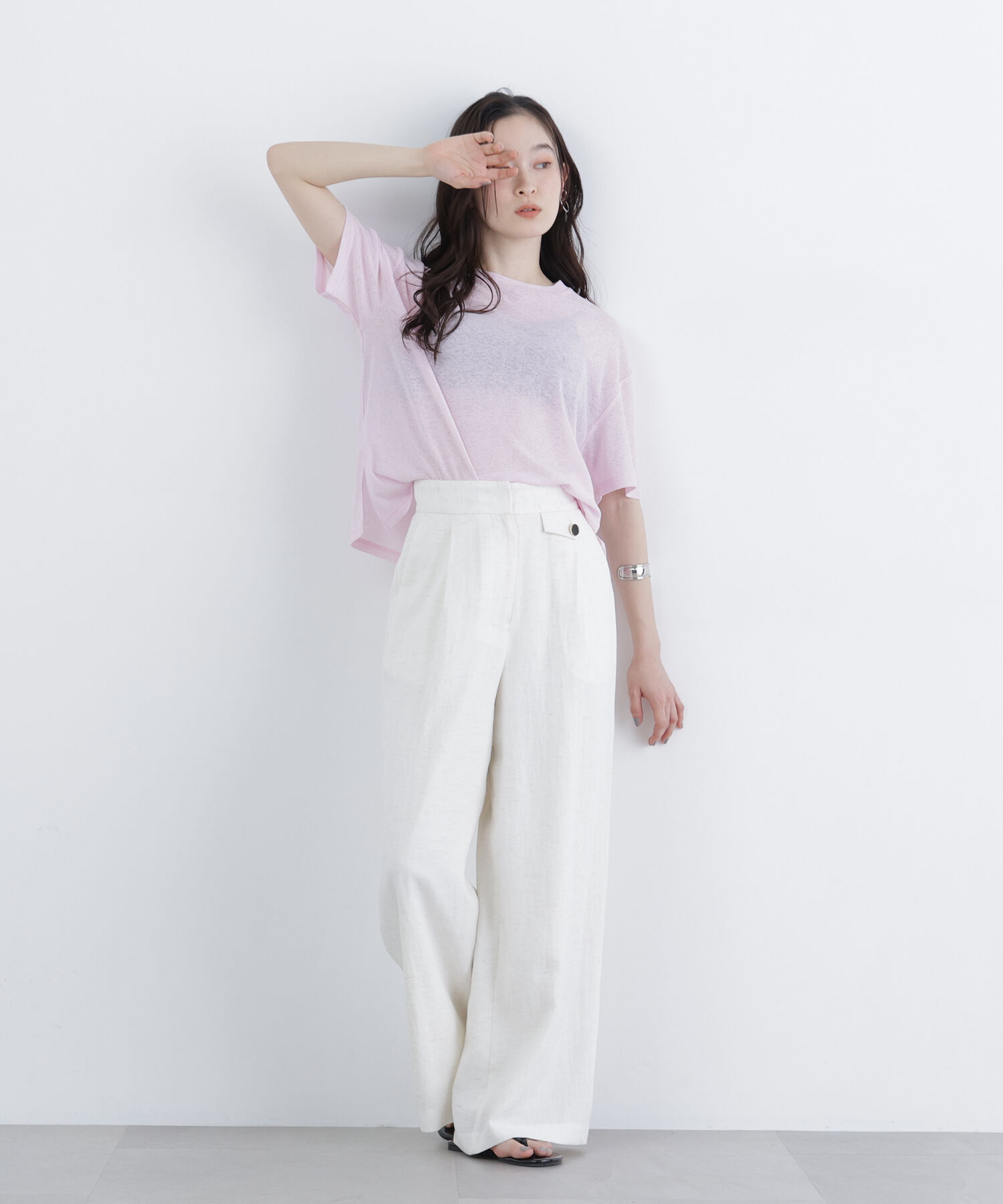  「〈N.〉スラブ天竺カットソー半袖」|Tシャツ・カットソー|