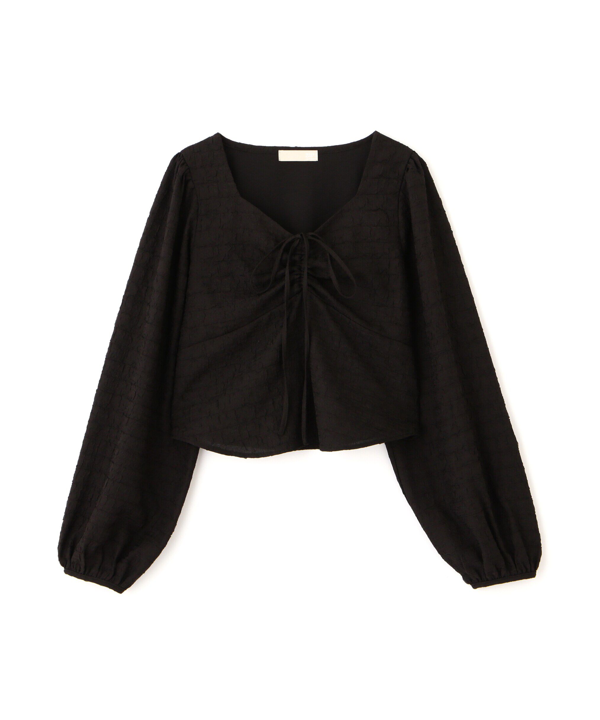  「フロントリボンシャーリングブラウス」|シャツ・ブラウス|