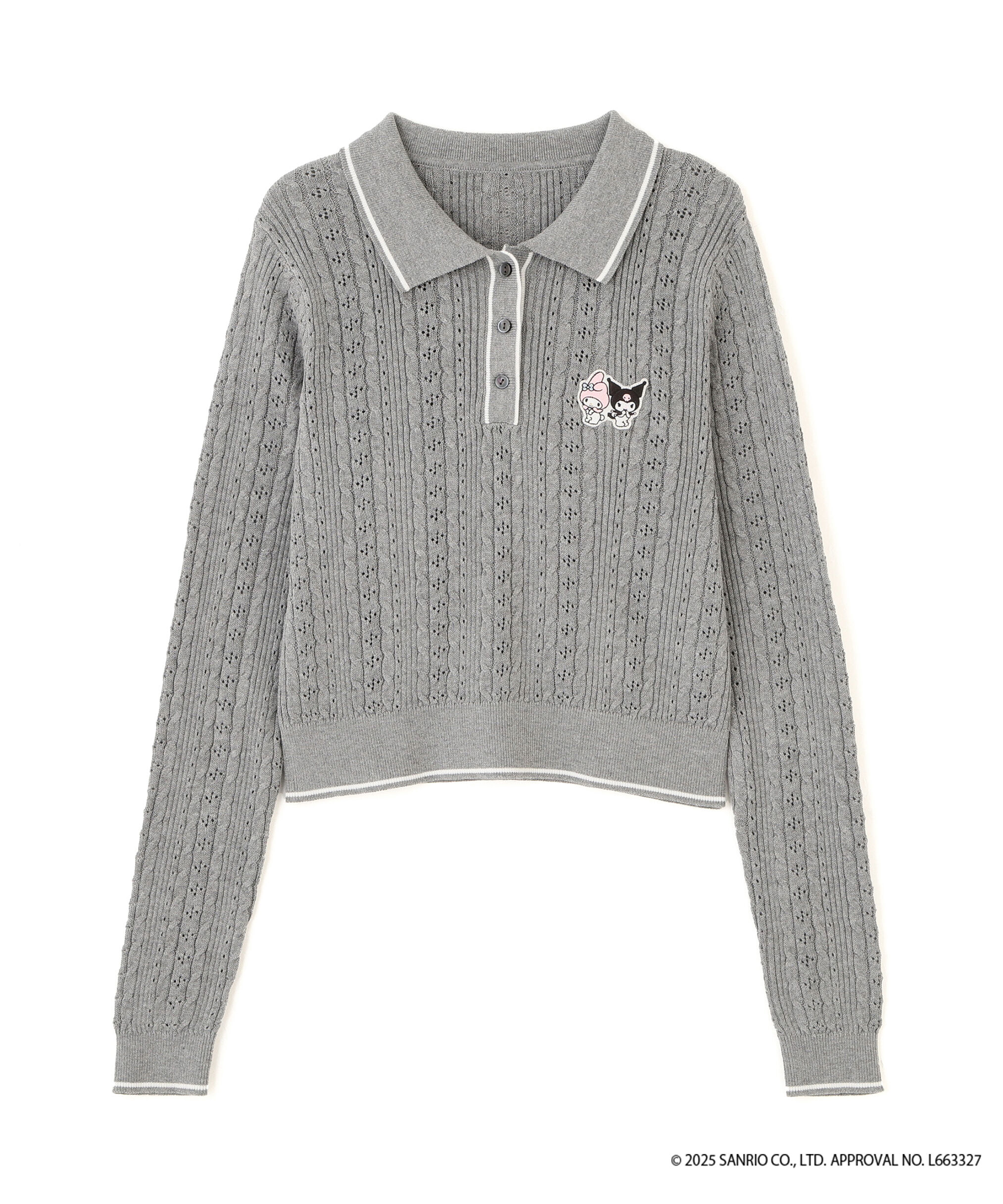  「〈メロクロコラボ〉ニット長袖プルオーバー」|ニット・セーター|