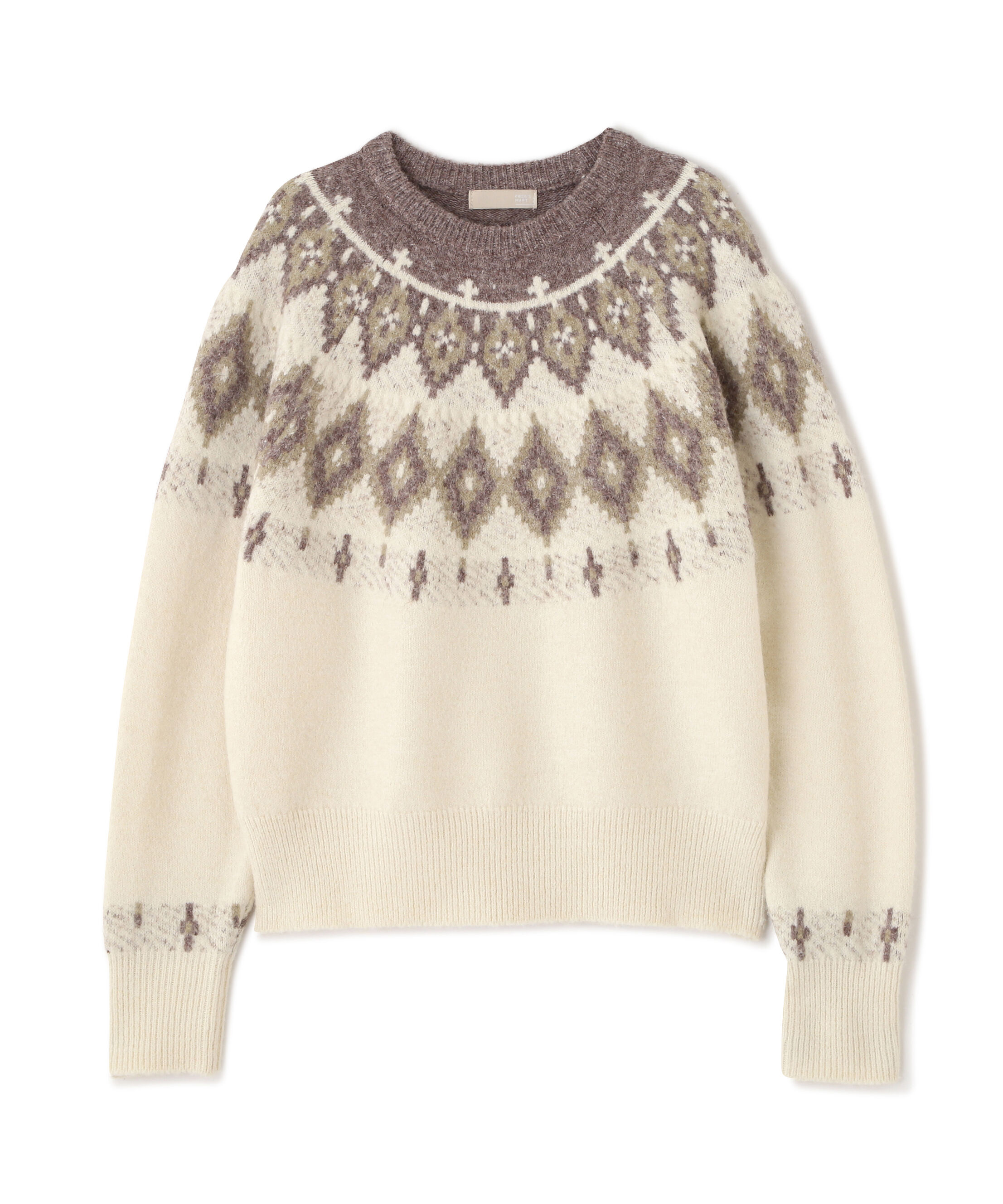  「ウール混ノルディックニット」|ニット・セーター|