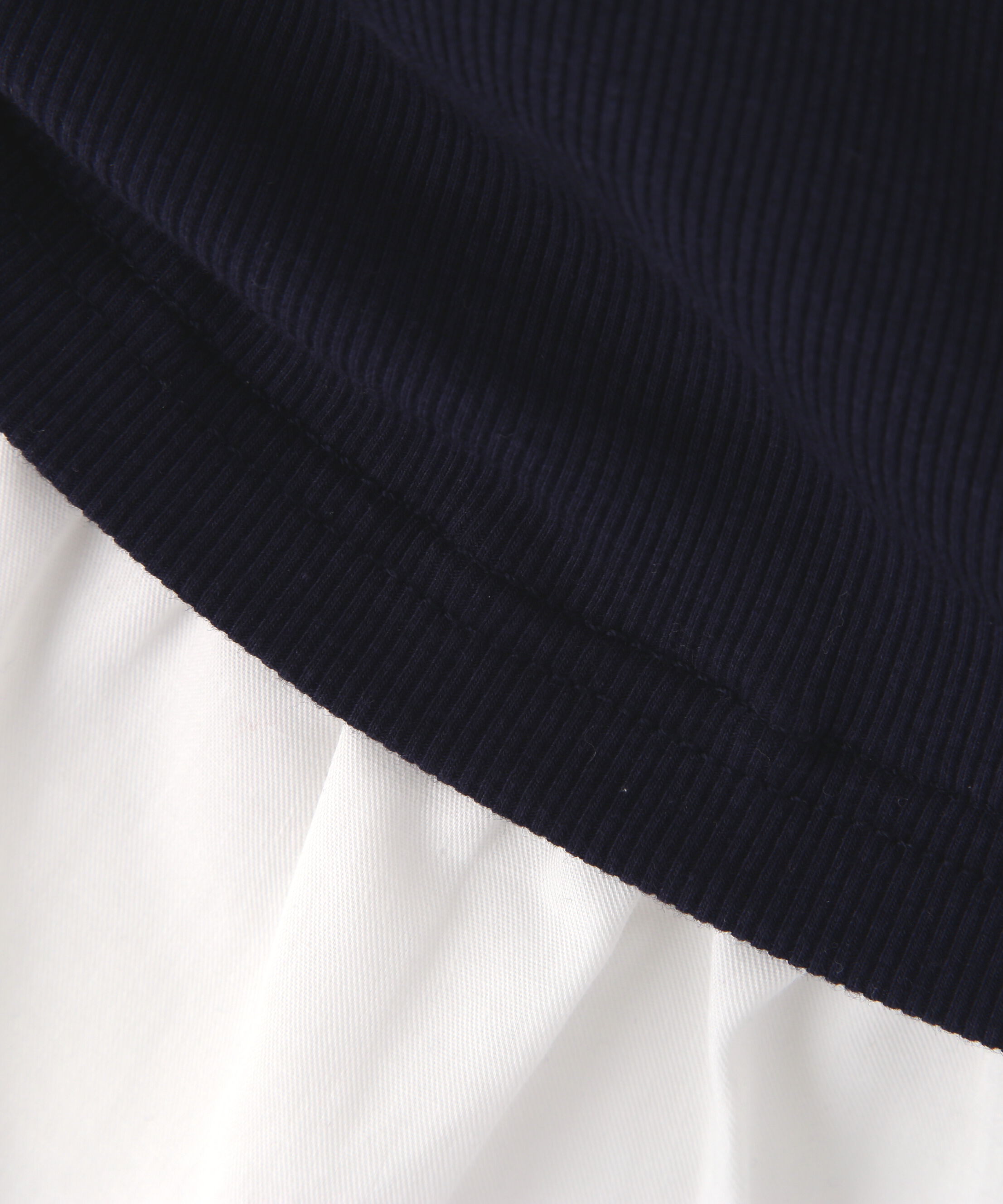  「布帛ドッキングサイドシャーリングカットソー」|Tシャツ・カットソー|