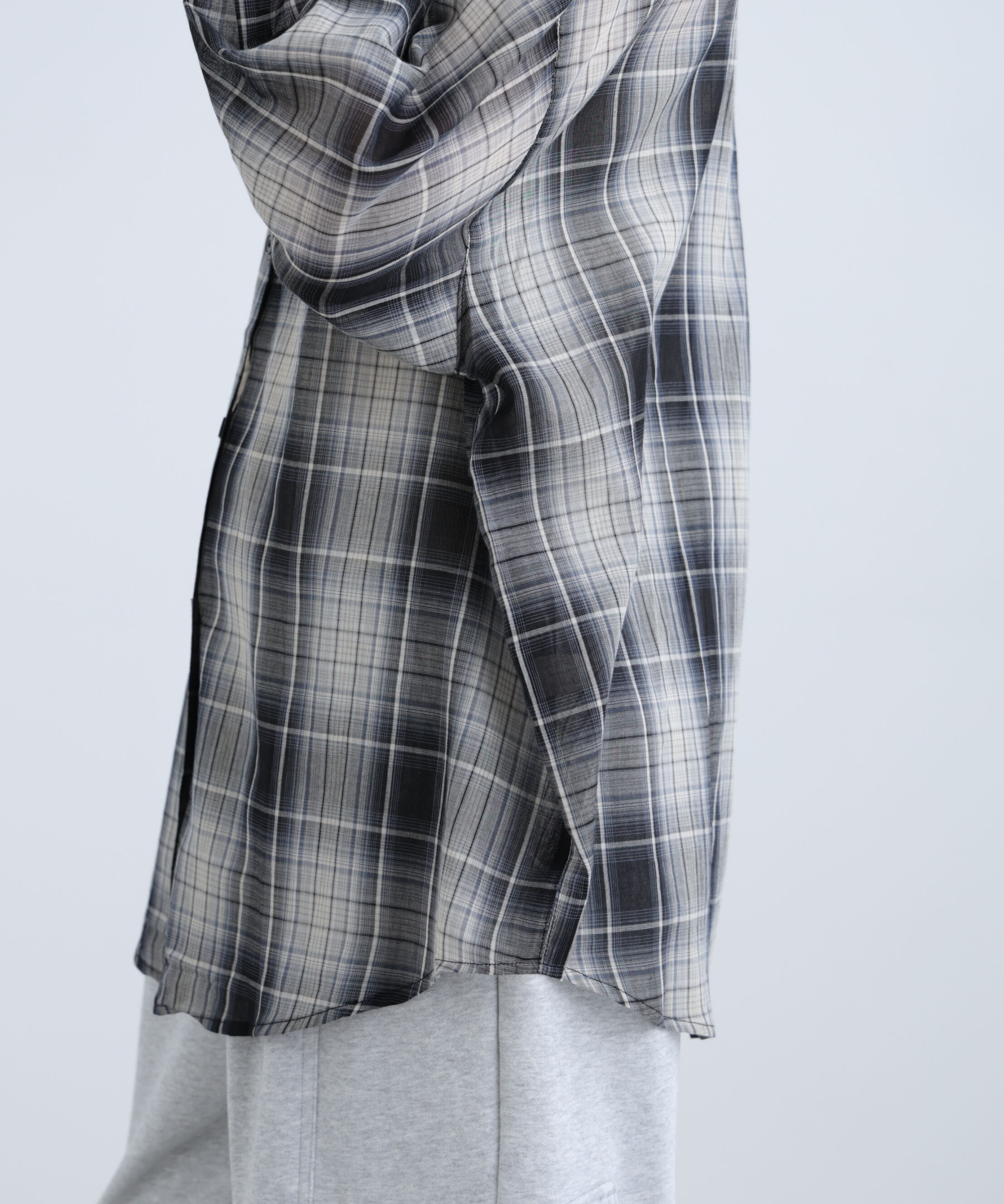  「シアーチェックシャツ」|シャツ・ブラウス|