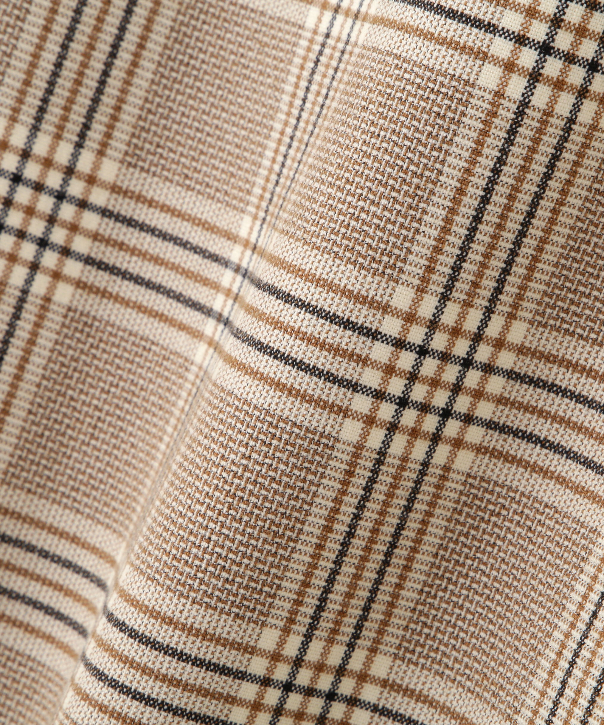  「ラップ風カラーチェックミニスカート」|スカート|