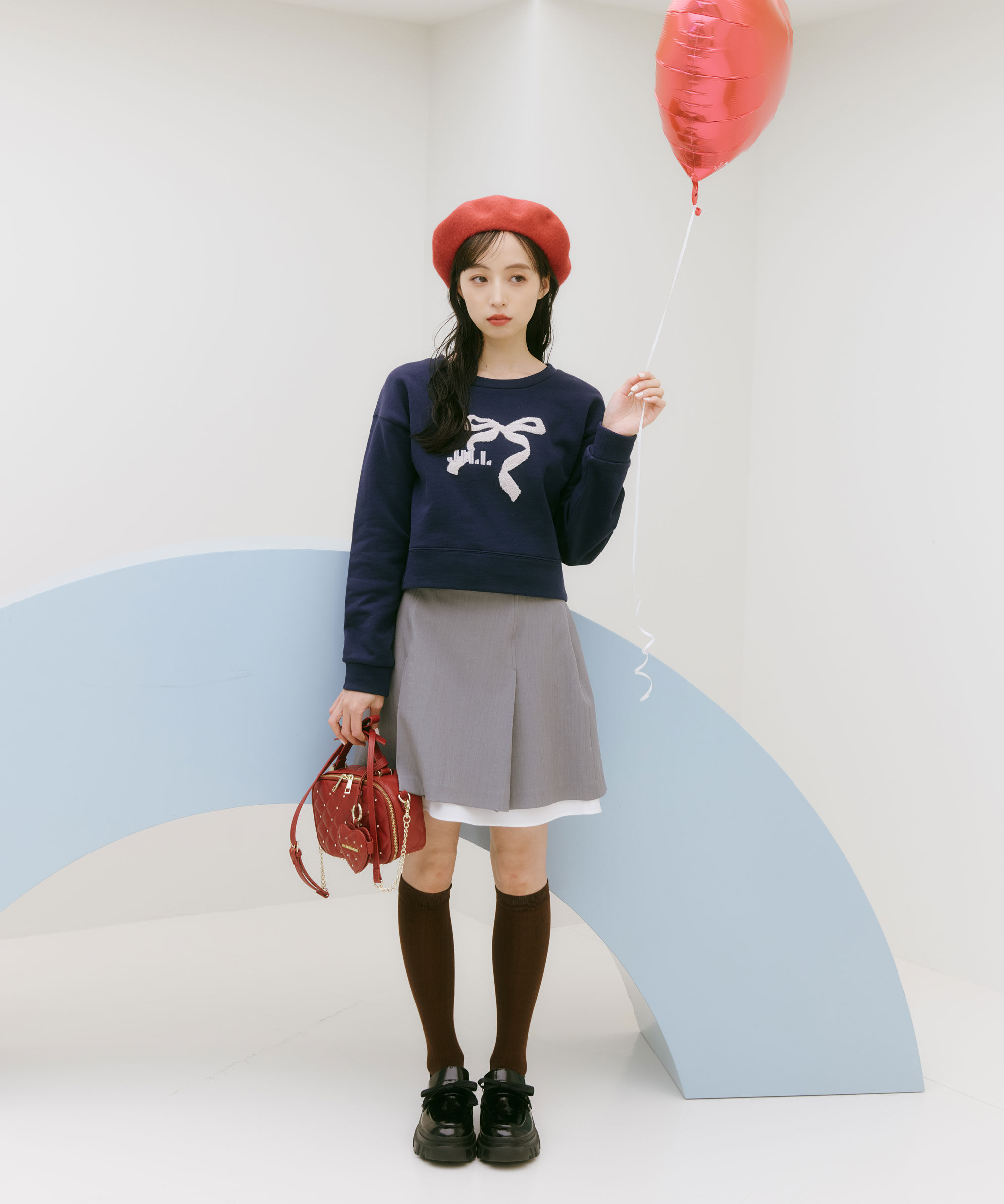  「＜セットアップ対応＞ベーシックツイルスカート」|スカート|