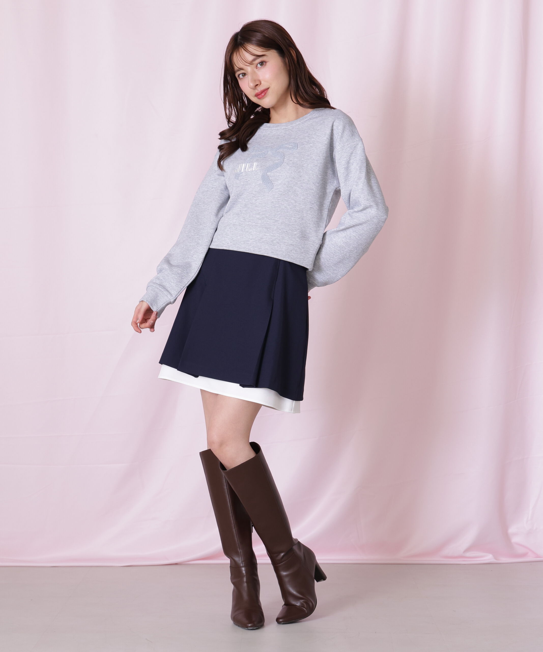  「＜セットアップ対応＞ベーシックツイルスカート」|スカート|