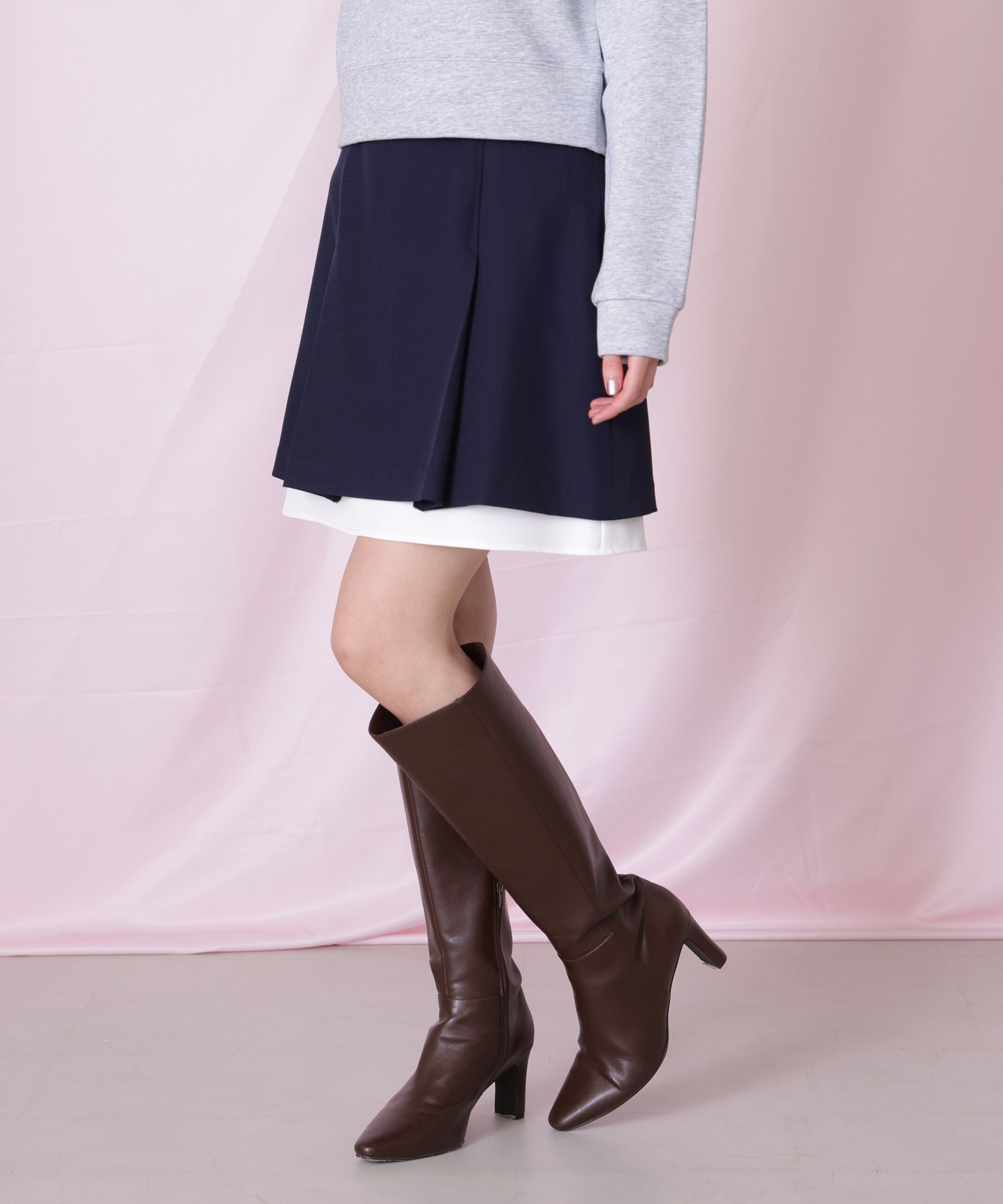  「＜セットアップ対応＞ベーシックツイルスカート」|スカート|