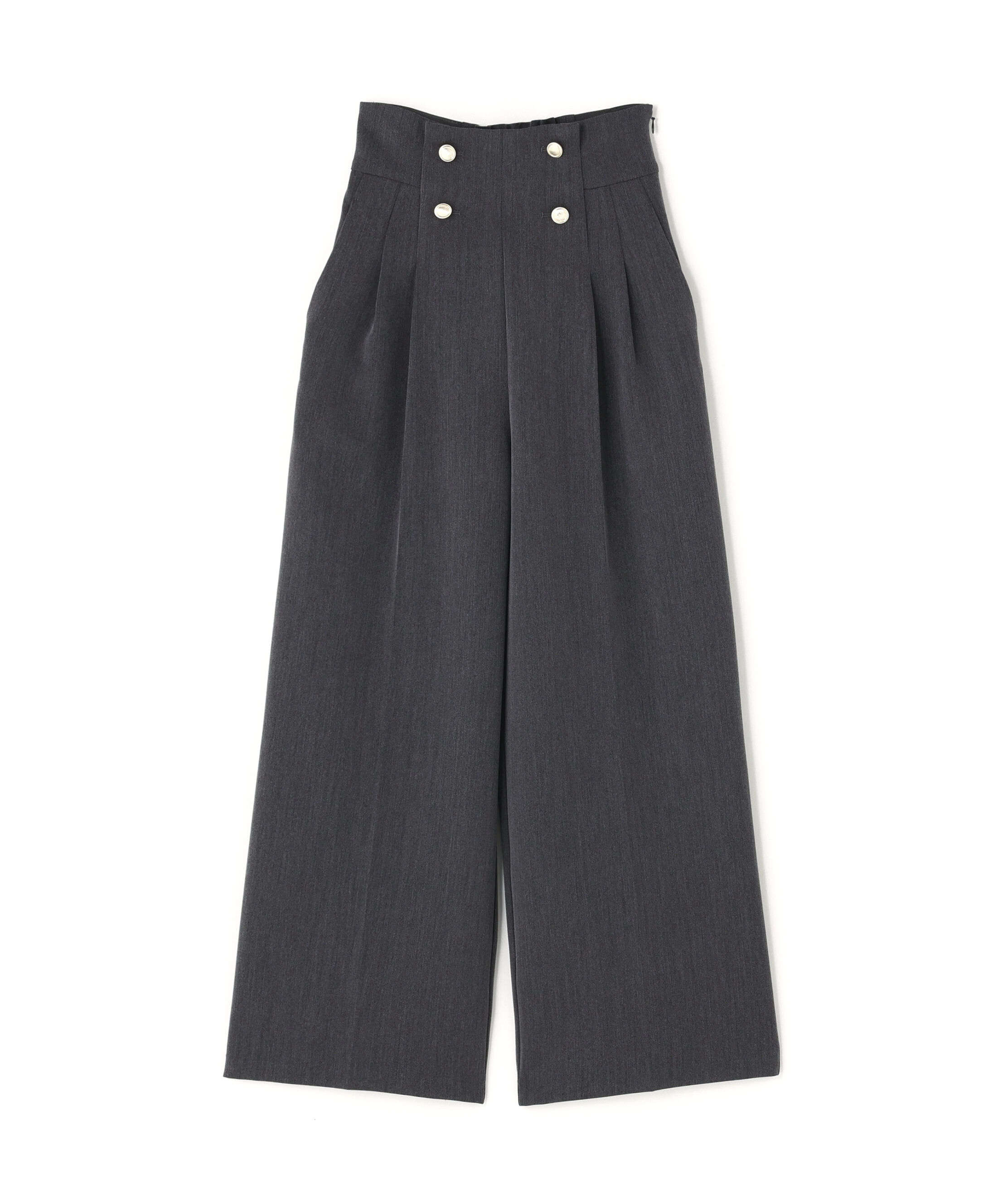  「メタル釦ストレートイージーパンツ」|その他|