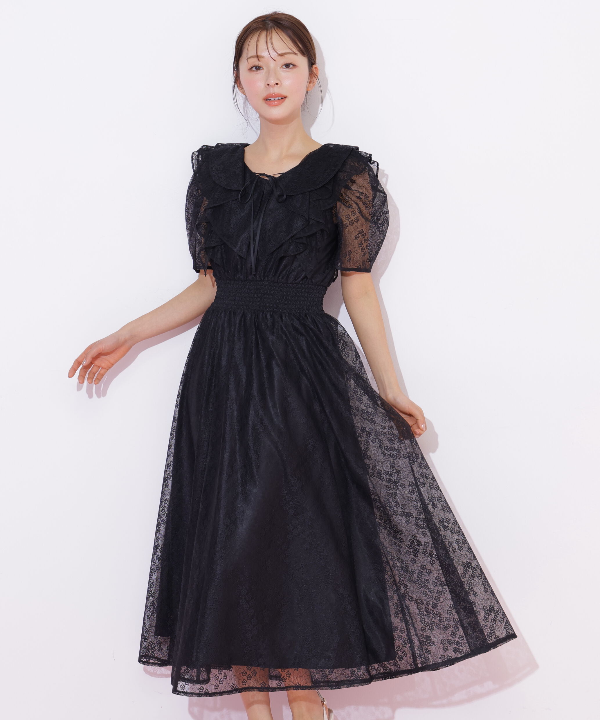  「バリエーションフリルワンピース」|ワンピース|