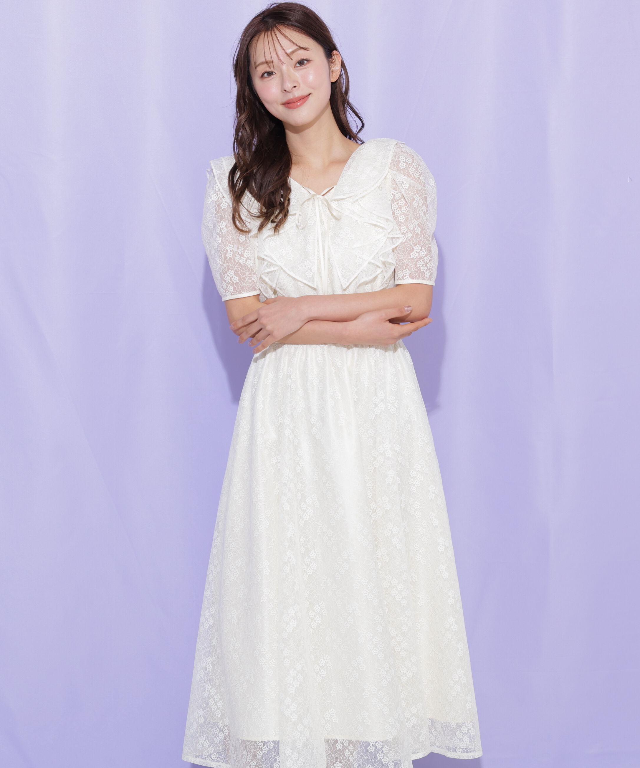  「バリエーションフリルワンピース」|ワンピース|