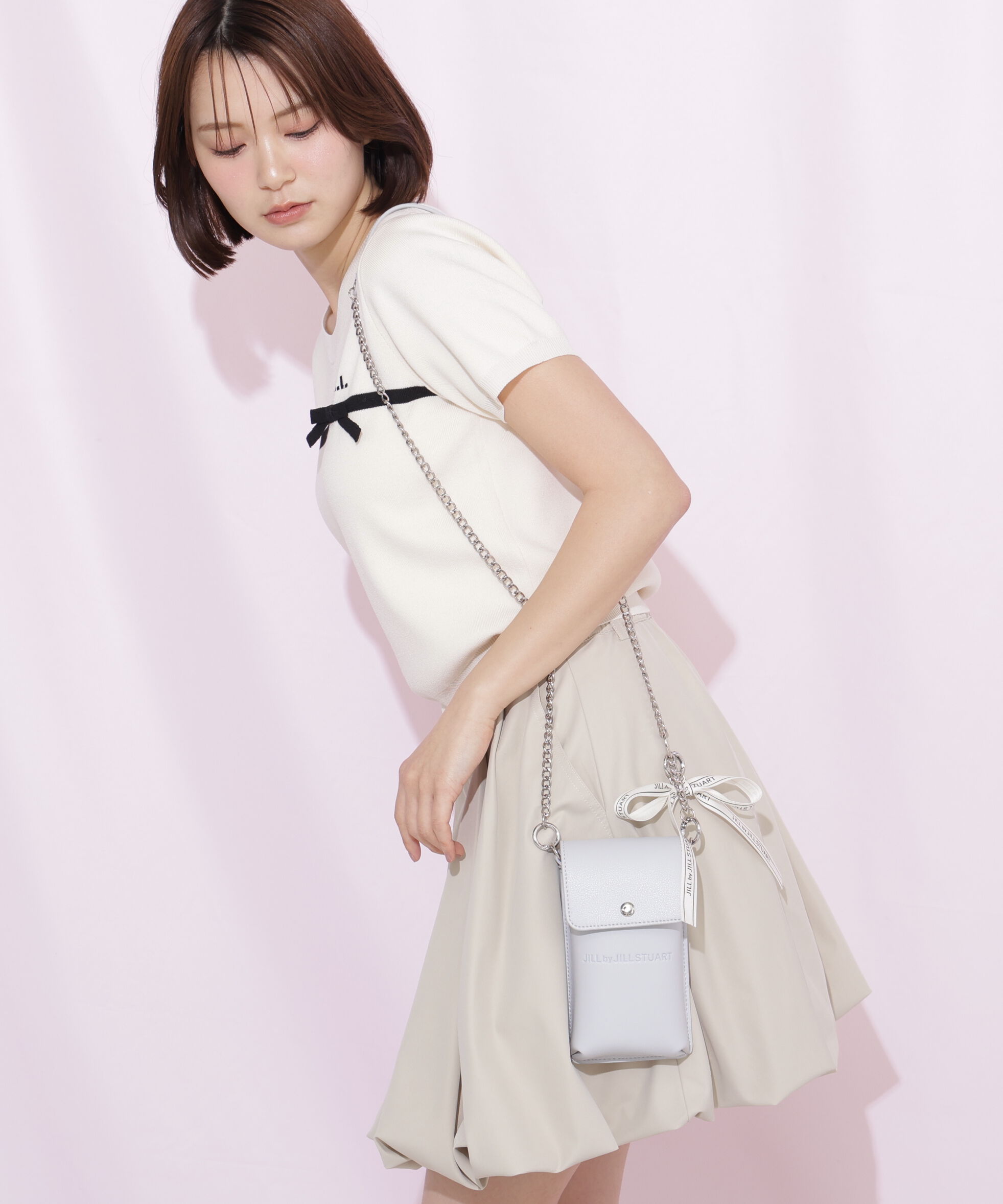  「チャーム付きマルチポシェット」|財布|