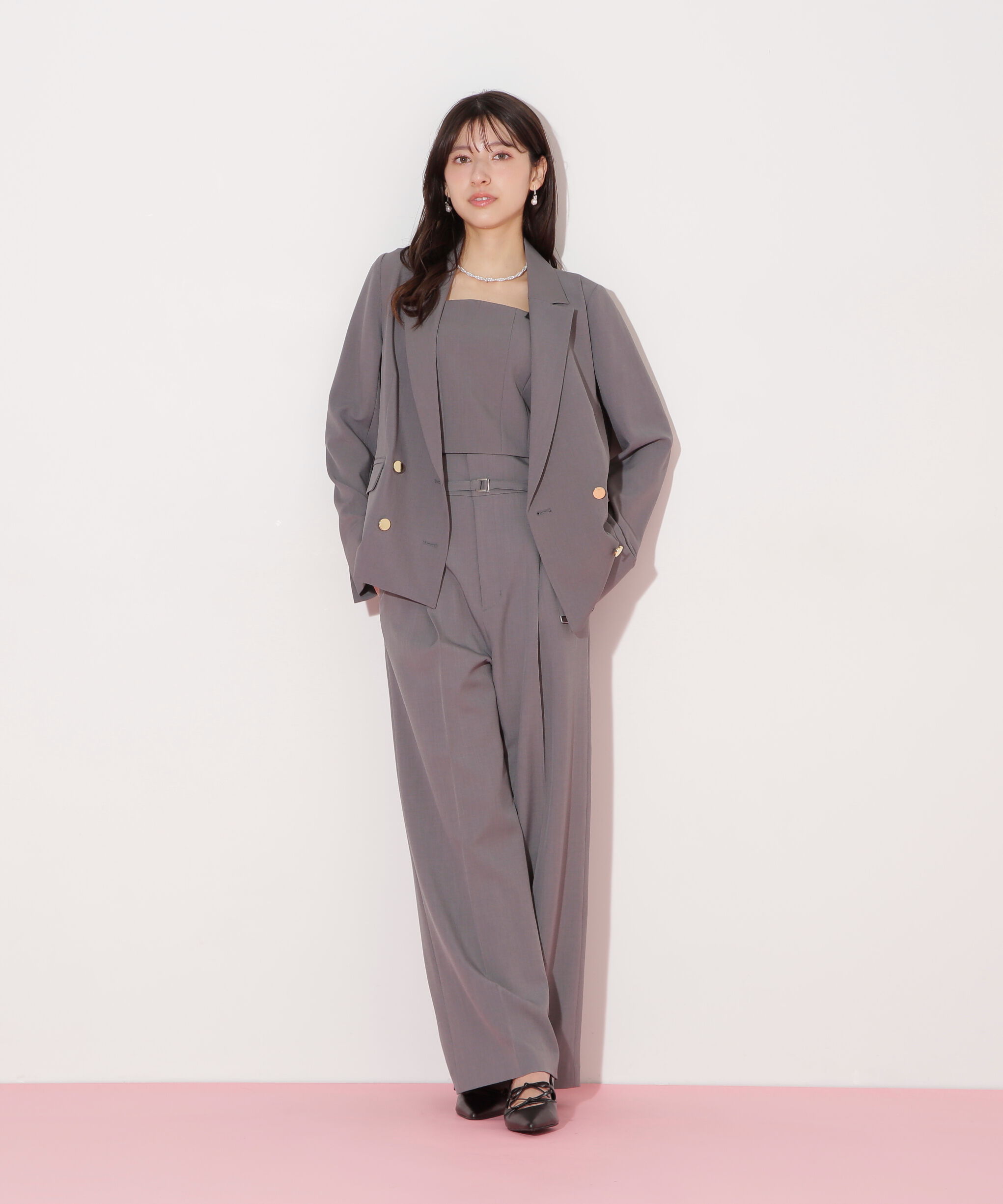  「〈セットアップ対応〉サマーツイルワイドパンツ」|その他|