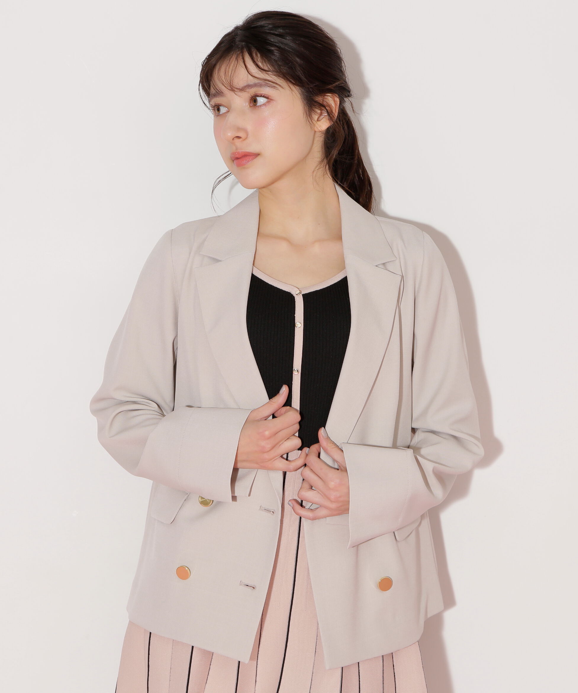  「〈セットアップ対応〉サマーツイルテーラードジャケット」|その他|