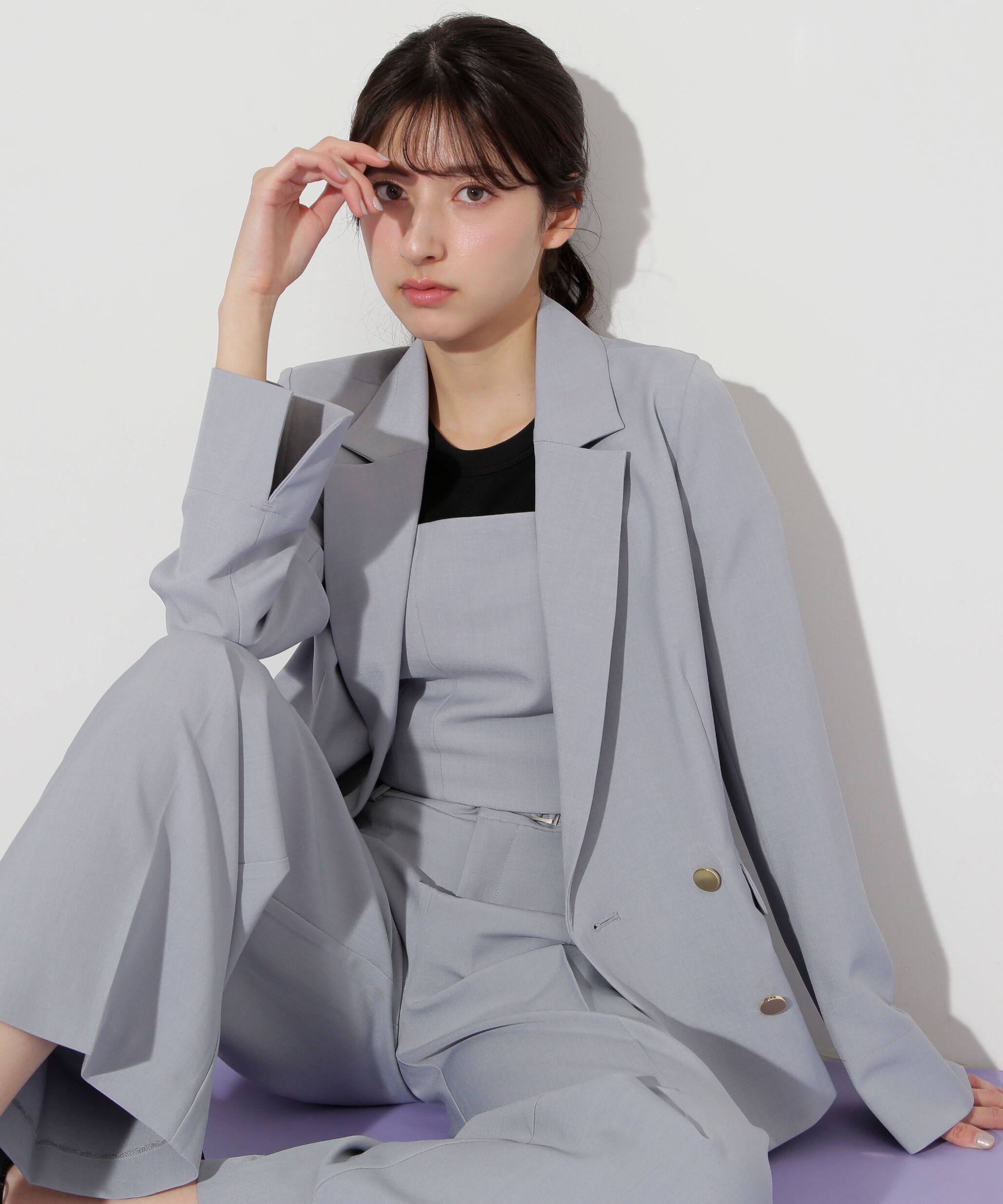  「〈セットアップ対応〉サマーツイルテーラードジャケット」|その他|