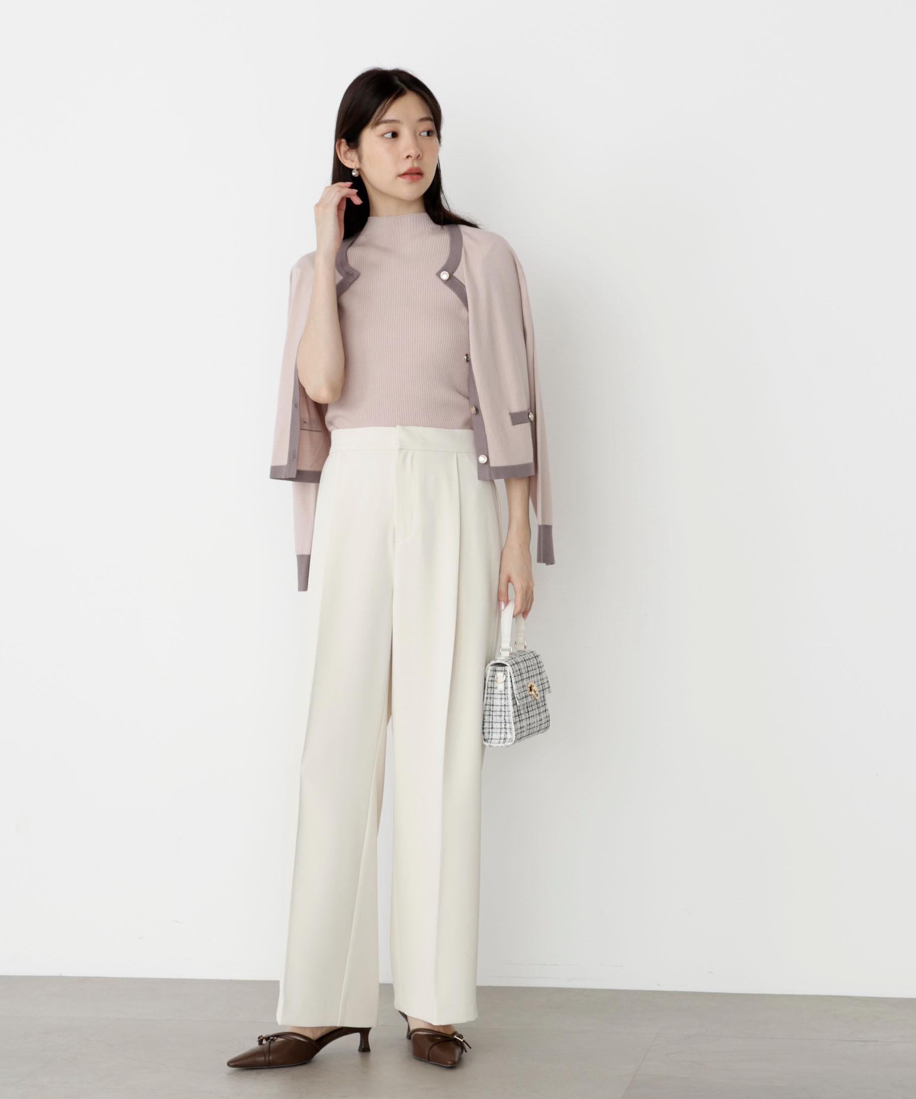 PROPORTION BODY DRESSING「＜ウォッシャブル＞シーズンレスタックパンツ 25AW」|その他|