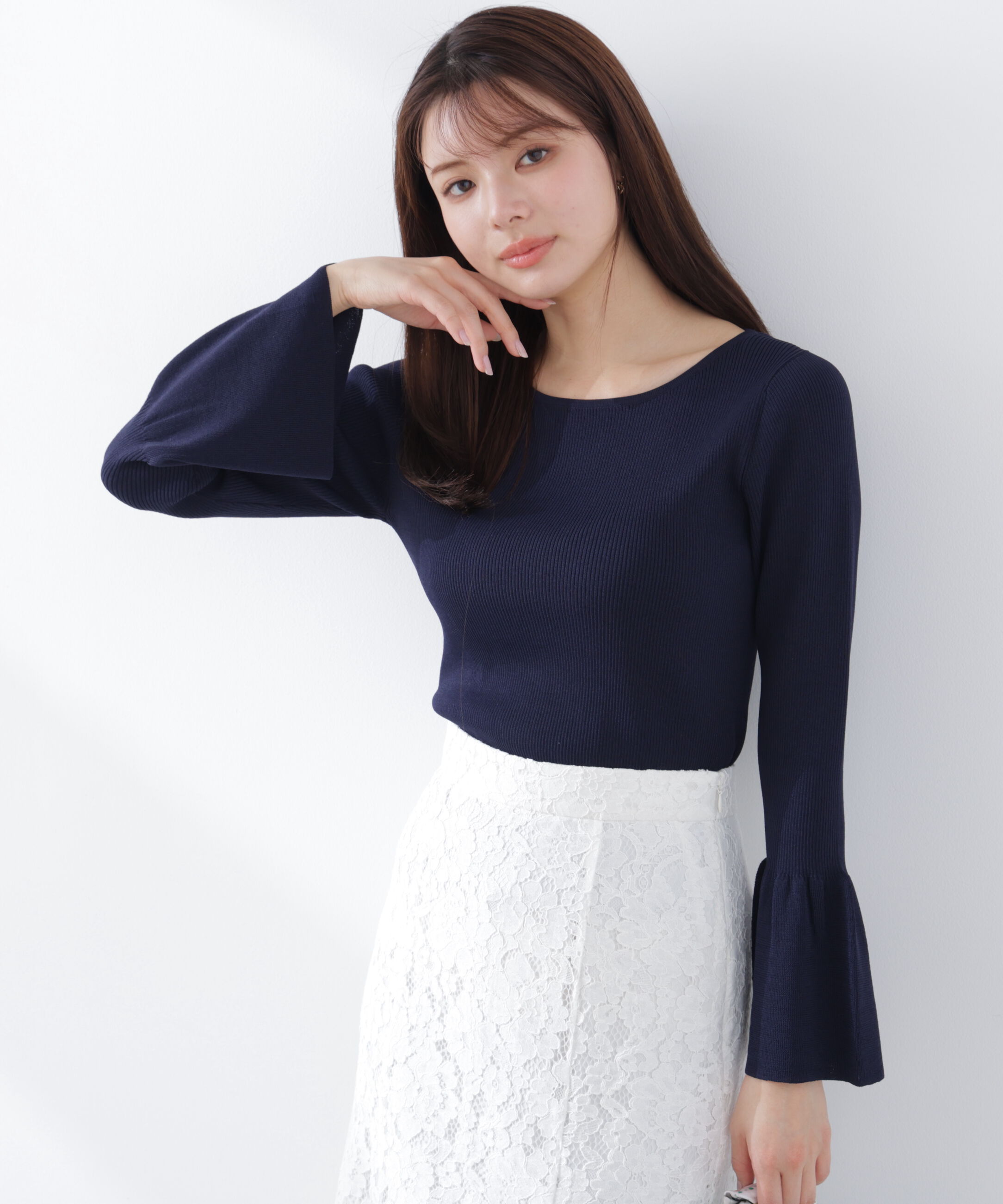 PROPORTION BODY DRESSING「フォルムスリーブニット　26SS」|ニット・セーター|