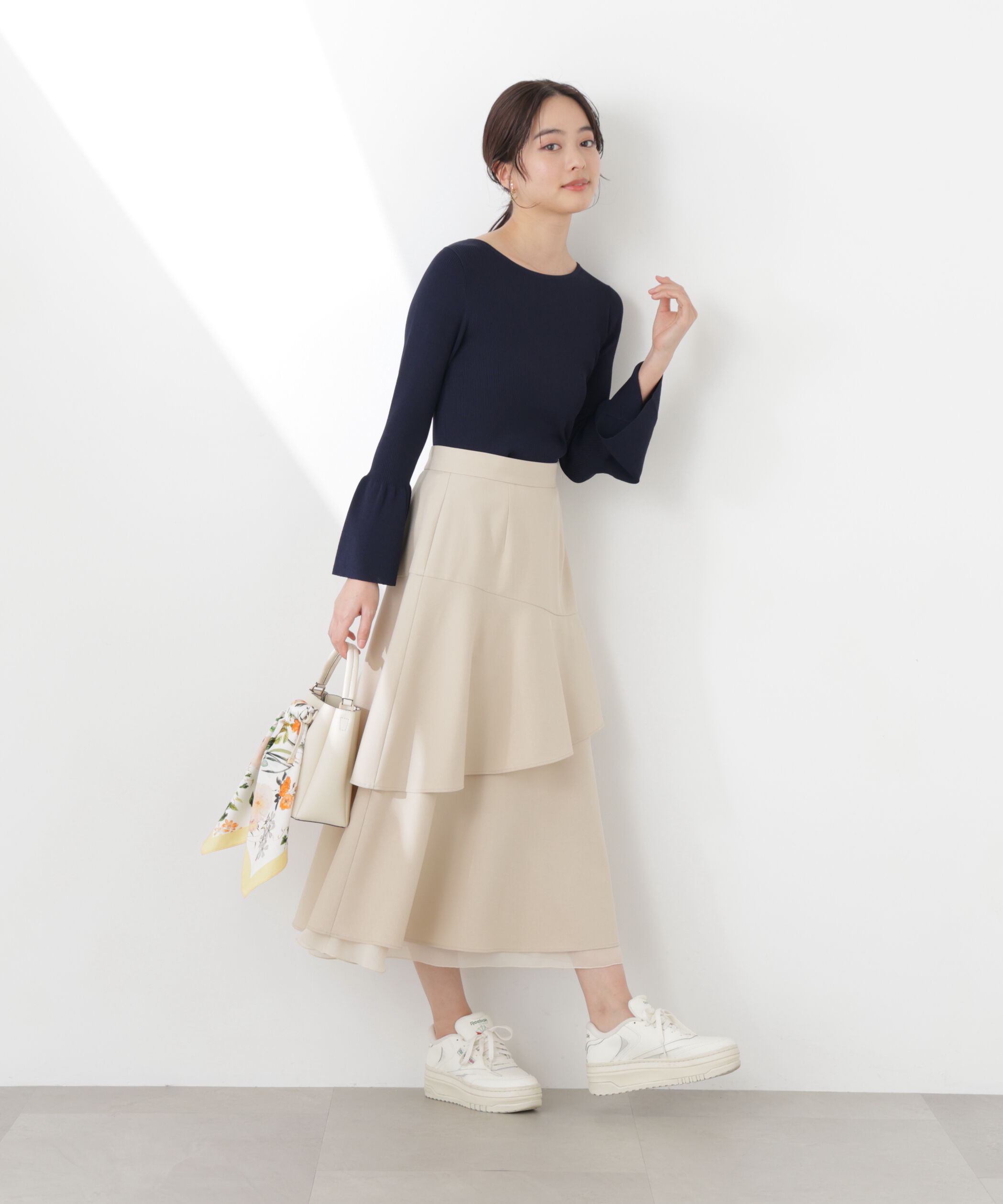 PROPORTION BODY DRESSING「フォルムスリーブニット　26SS」|ニット・セーター|