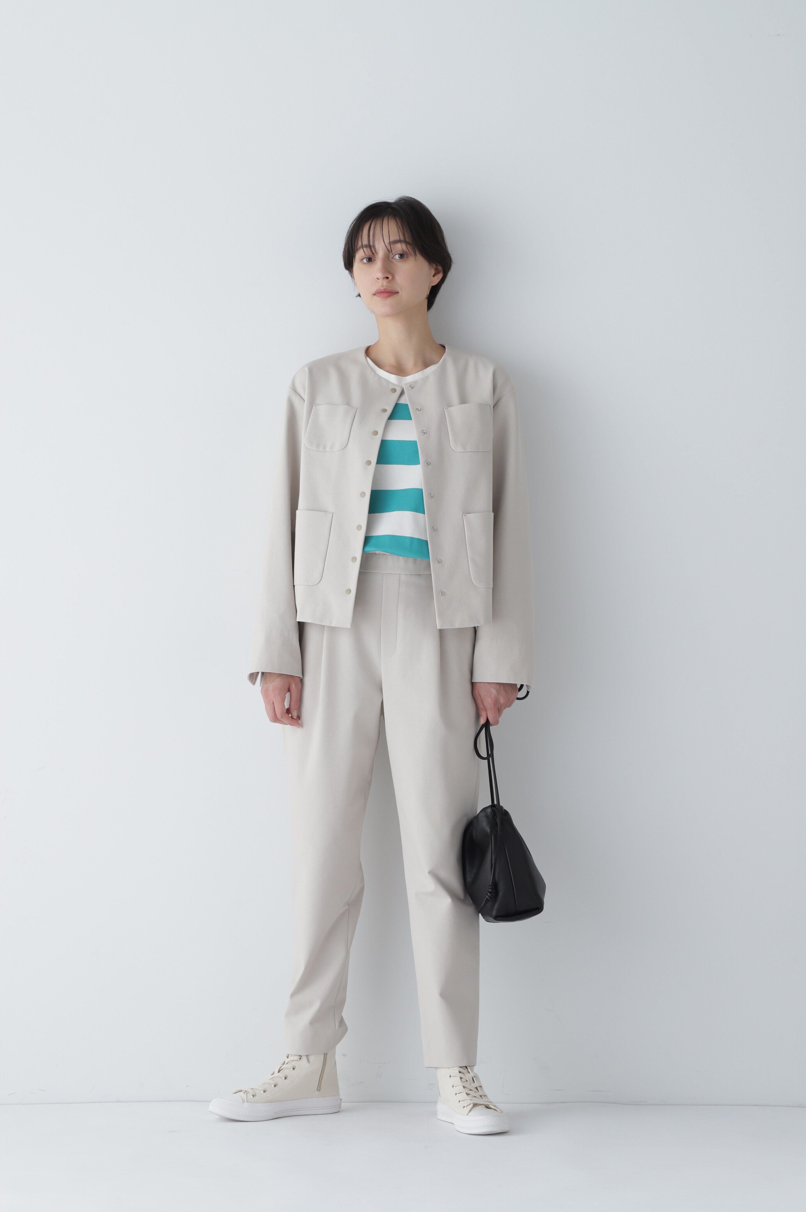  「◆太ボーダーカットソー」|Tシャツ・カットソー|