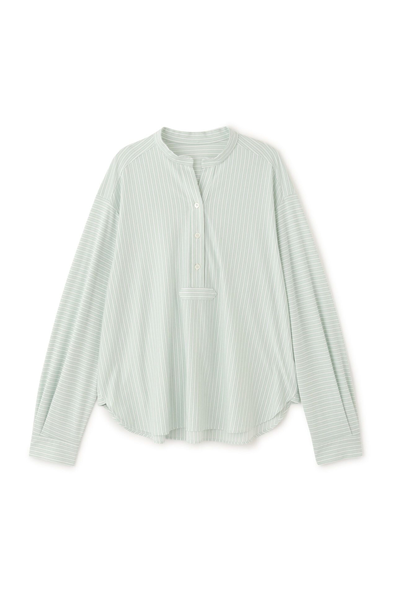  「◆鹿の子ジャージーストライププルオーバー」|Tシャツ・カットソー|