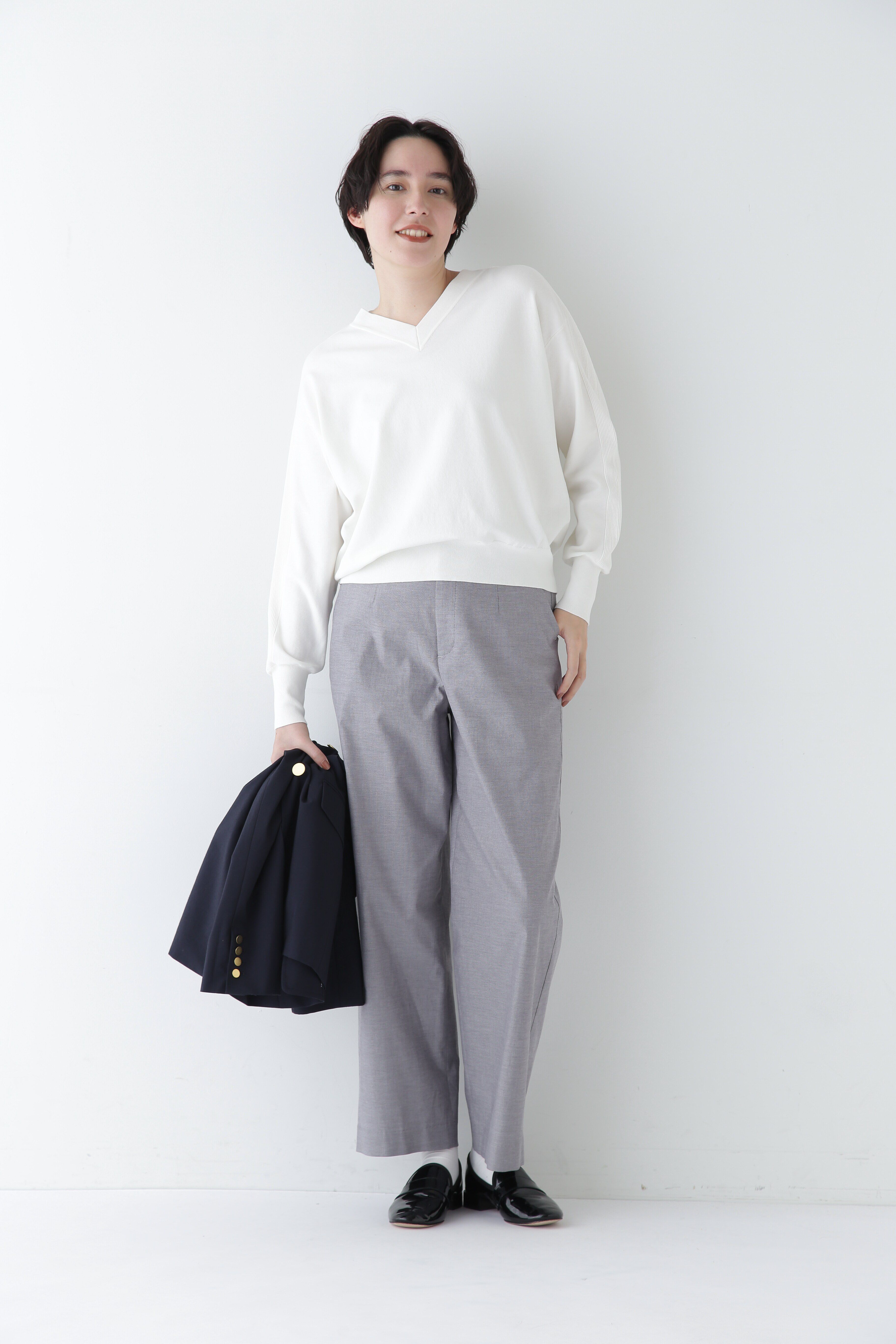  「◆【ウォッシャブル】ハイゲージオーガニックコットンプルオーバー」|ニット・セーター|