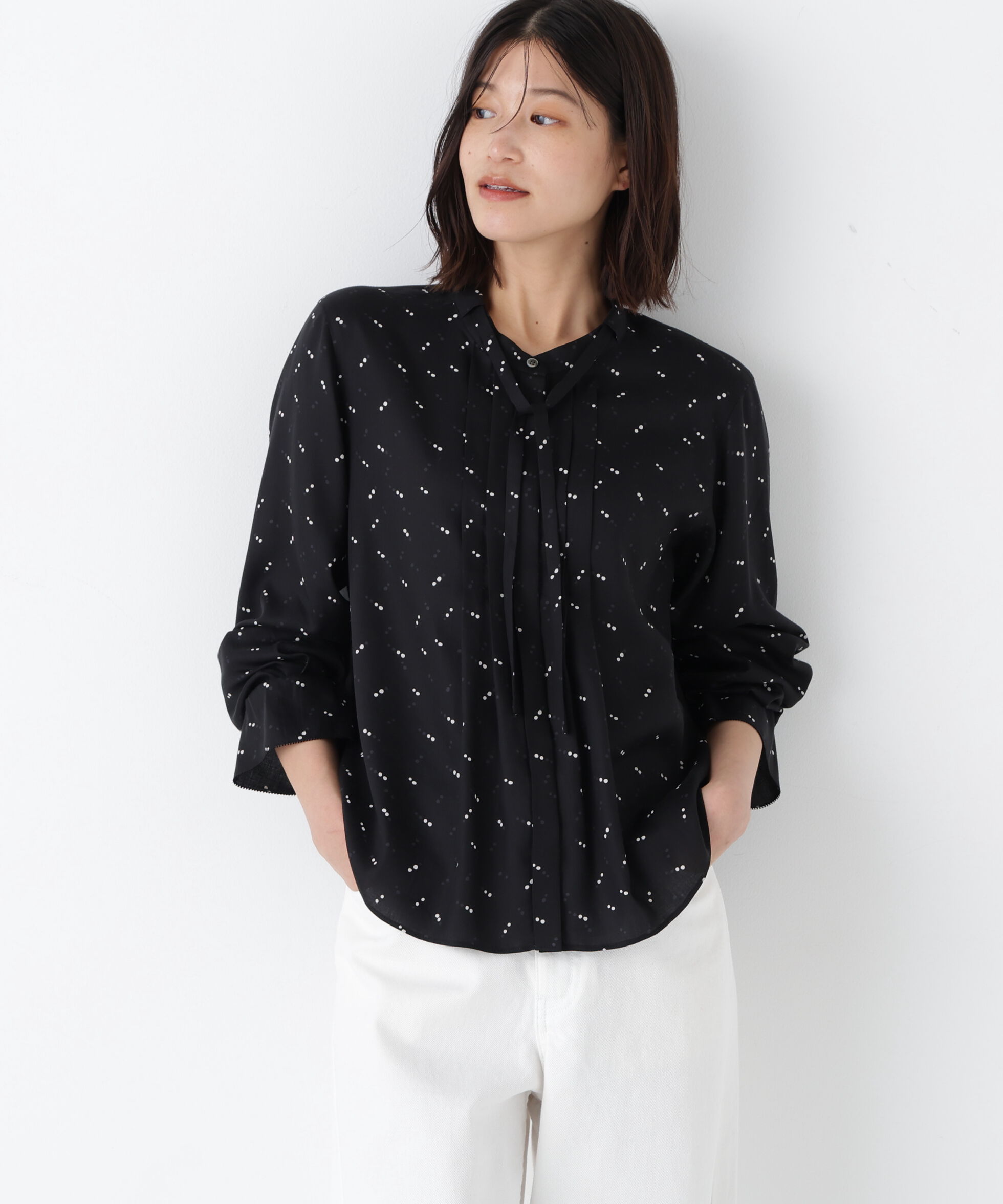  「◆《ウォッシャブル》テンセルビエラタイブラウス」|シャツ・ブラウス|
