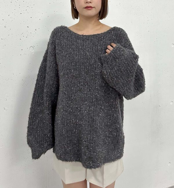 archives「ラメブークレバックシャンミドルニット」|ニット・セーター|