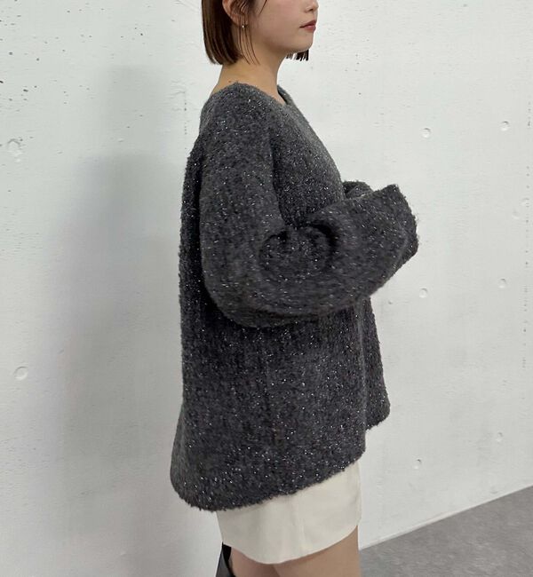 archives「ラメブークレバックシャンミドルニット」|ニット・セーター|