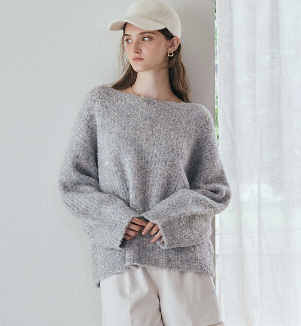 archives「ラメブークレバックシャンミドルニット」|ニット・セーター|