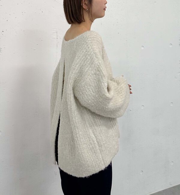 archives「ラメブークレバックシャンミドルニット」|ニット・セーター|