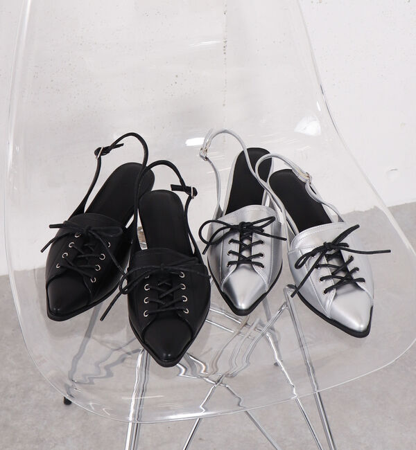 archives「レースアップバックバンドパンプス」|その他|