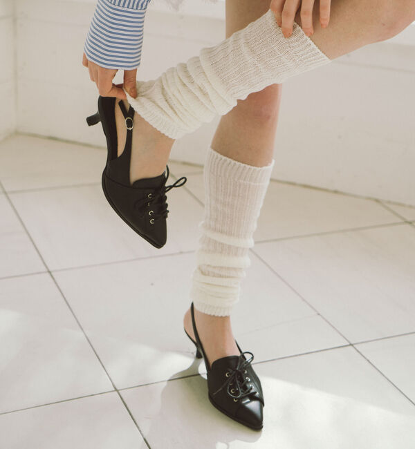 archives「レースアップバックバンドパンプス」|その他|