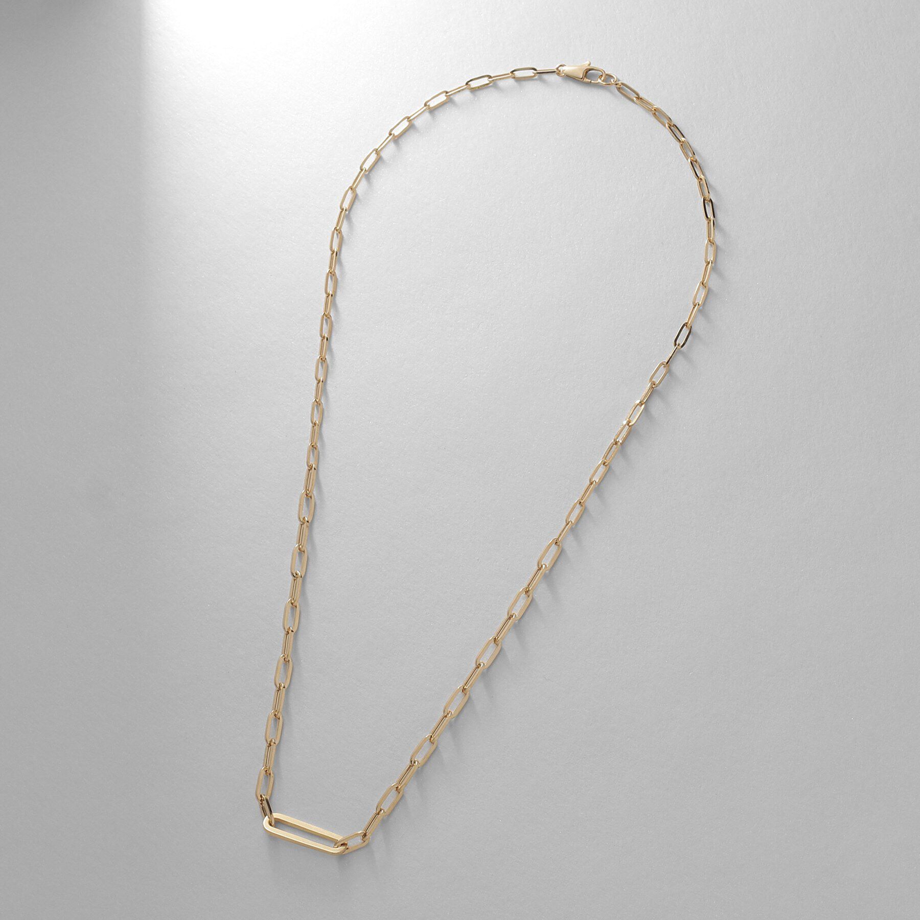 COCOSHNIK「K18中空プリムクラスプ ネックレス」|ネックレス|