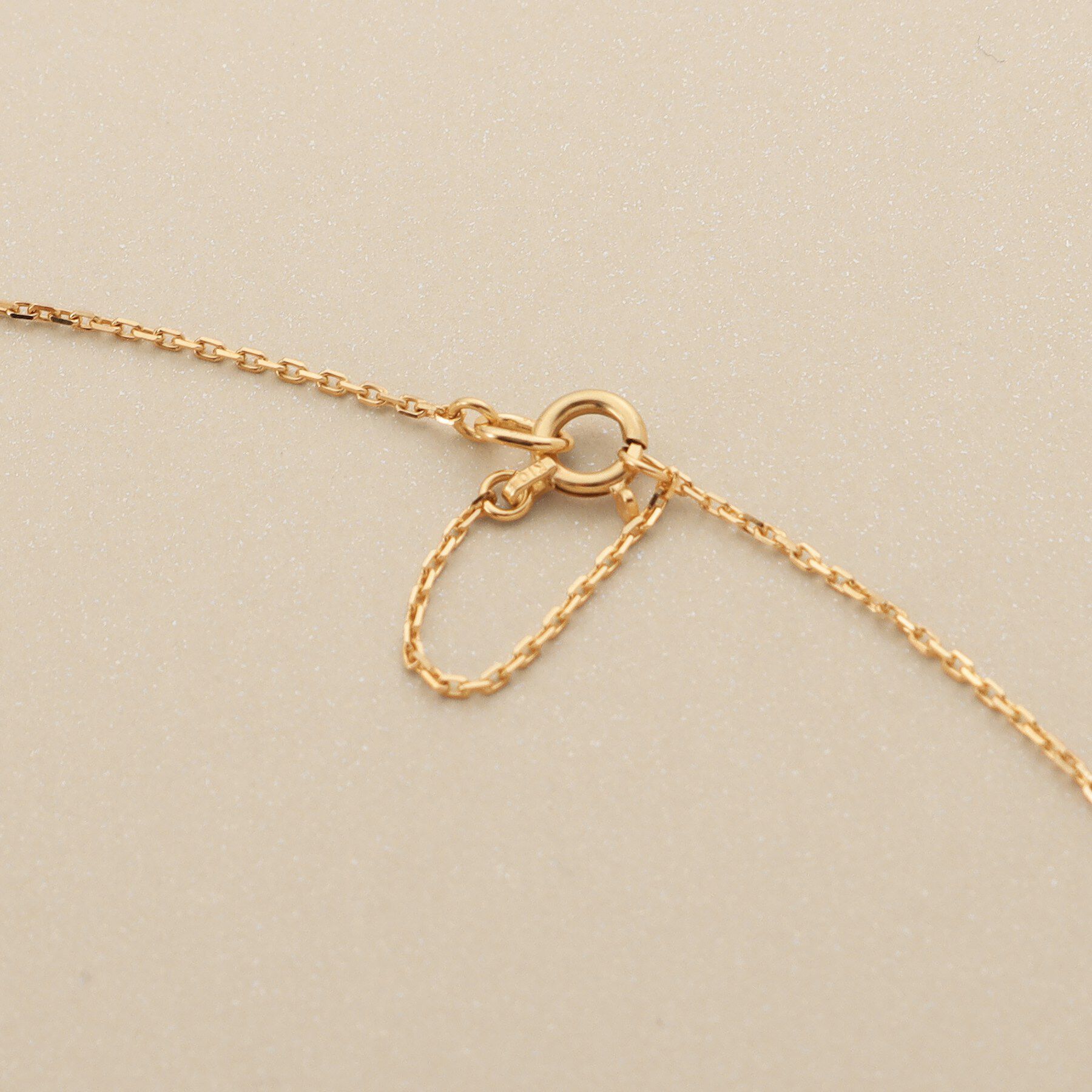 COCOSHNIK「K10ダイヤモンド フレームコーナーカットプレート ネックレス大」|ネックレス|