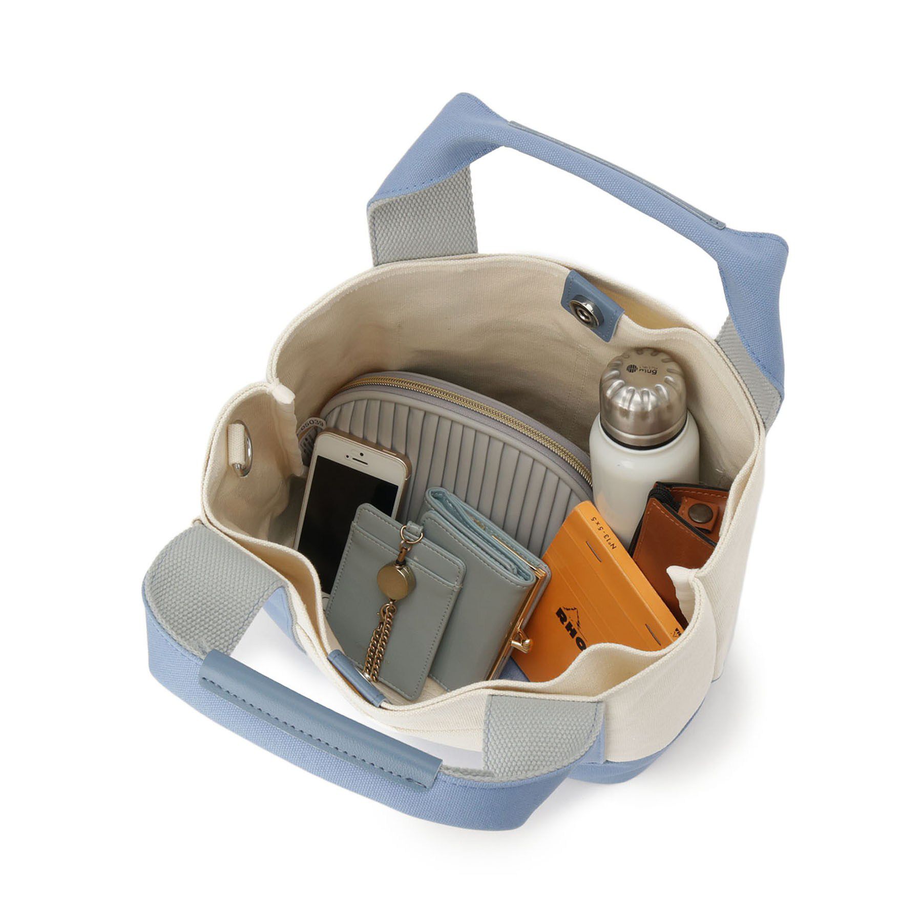 SHOO･LA･RUE「配色キャンバストートバッグ」|トートバッグ|