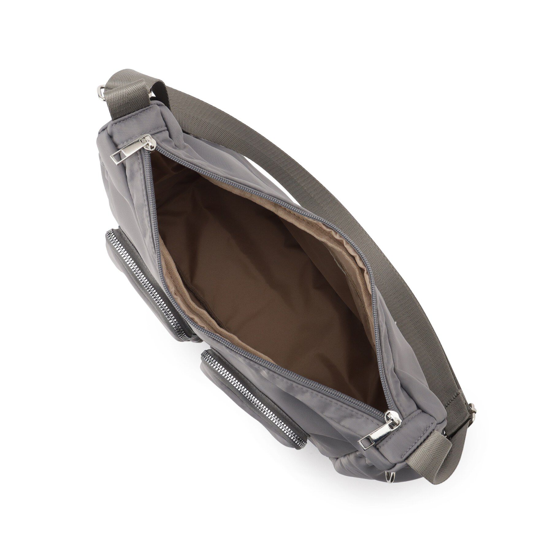 SHOO･LA･RUE「【撥水】ダブルポケットショルダーバッグ」|ショルダー・メッセンジャー|