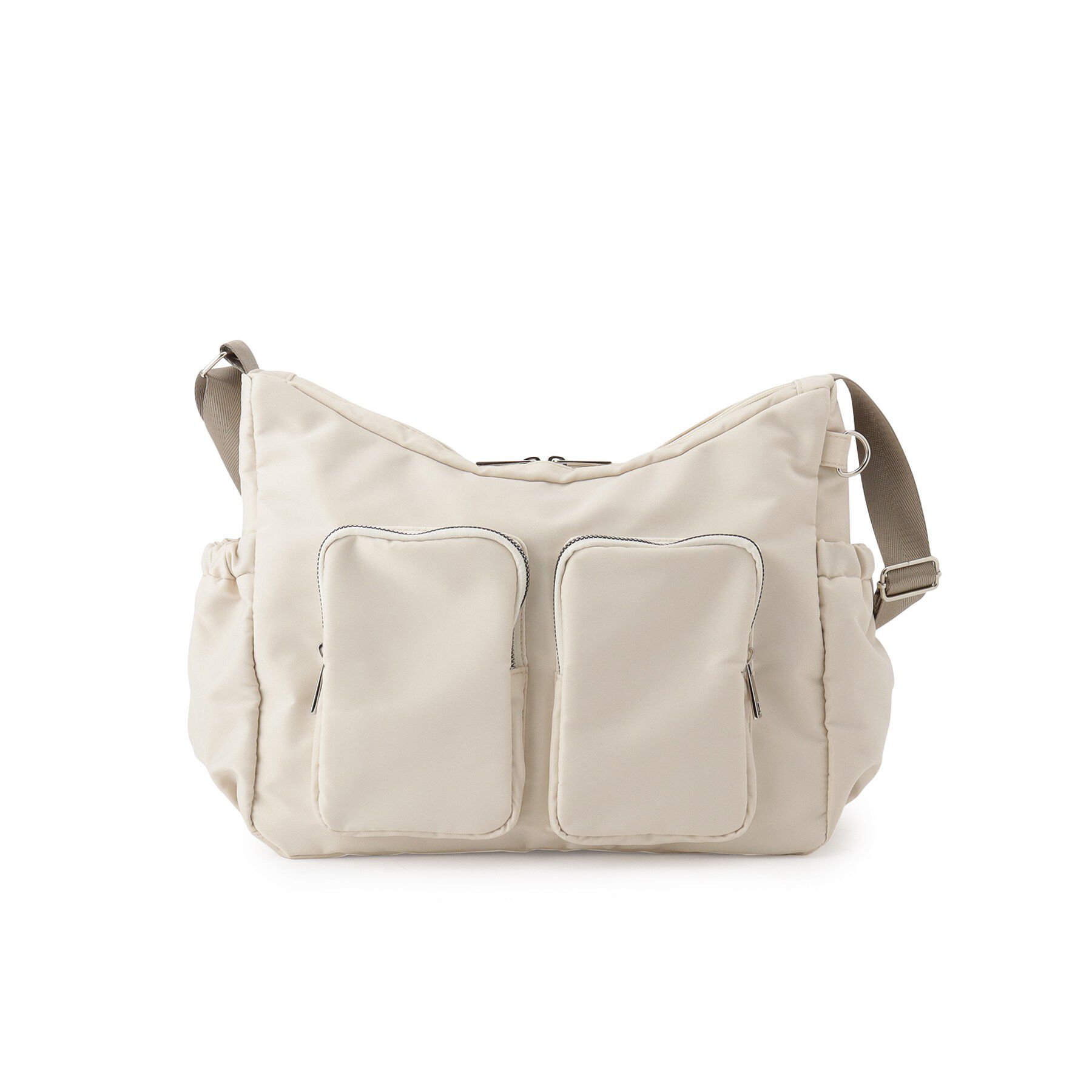 SHOO･LA･RUE「【撥水】ダブルポケットショルダーバッグ」|ショルダー・メッセンジャー|