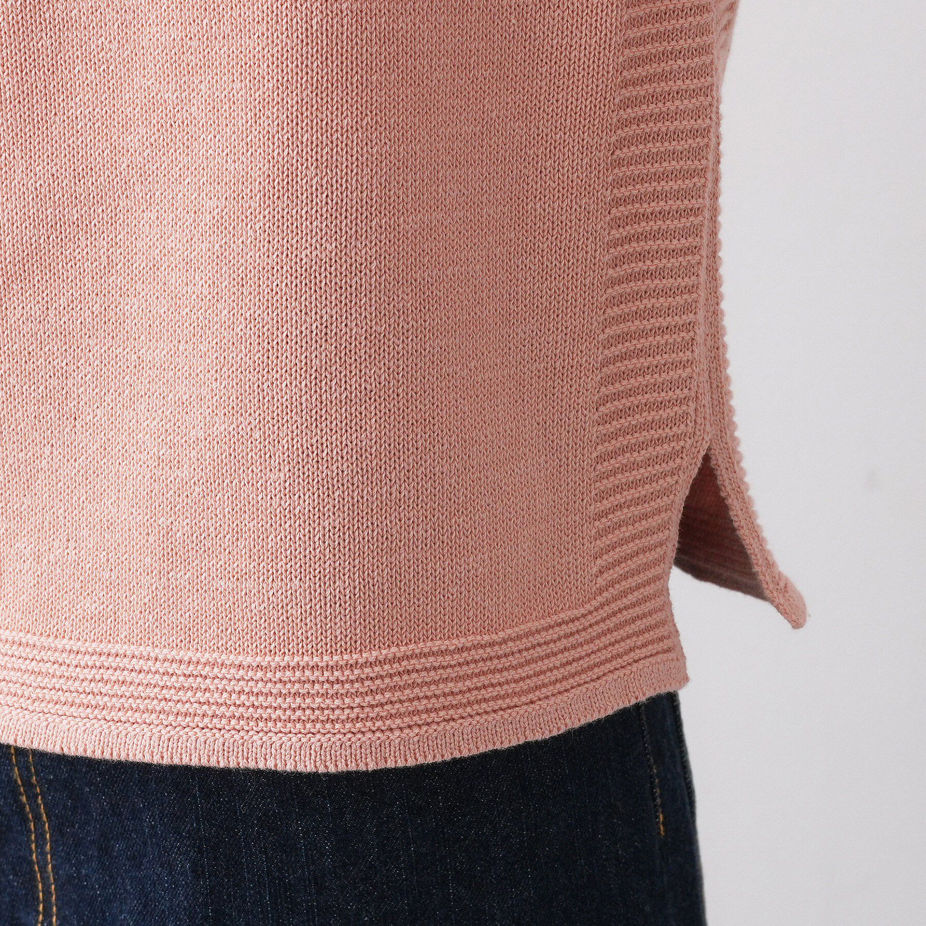 Dessin「【洗える】ミドルゲージボートネックカラーニット」|ニット・セーター|