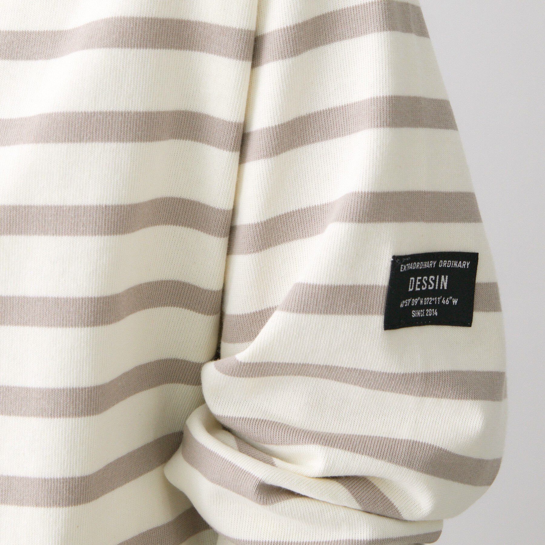 Dessin「【洗える】クルーネックボーダーカットソー」|Tシャツ・カットソー|