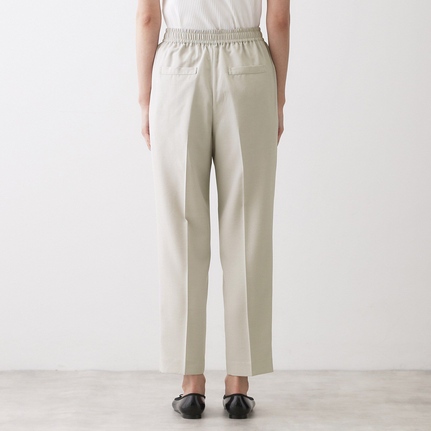 Dessin「【接触冷感/ウエストゴム/洗える】イージーテーパードパンツ」|その他|