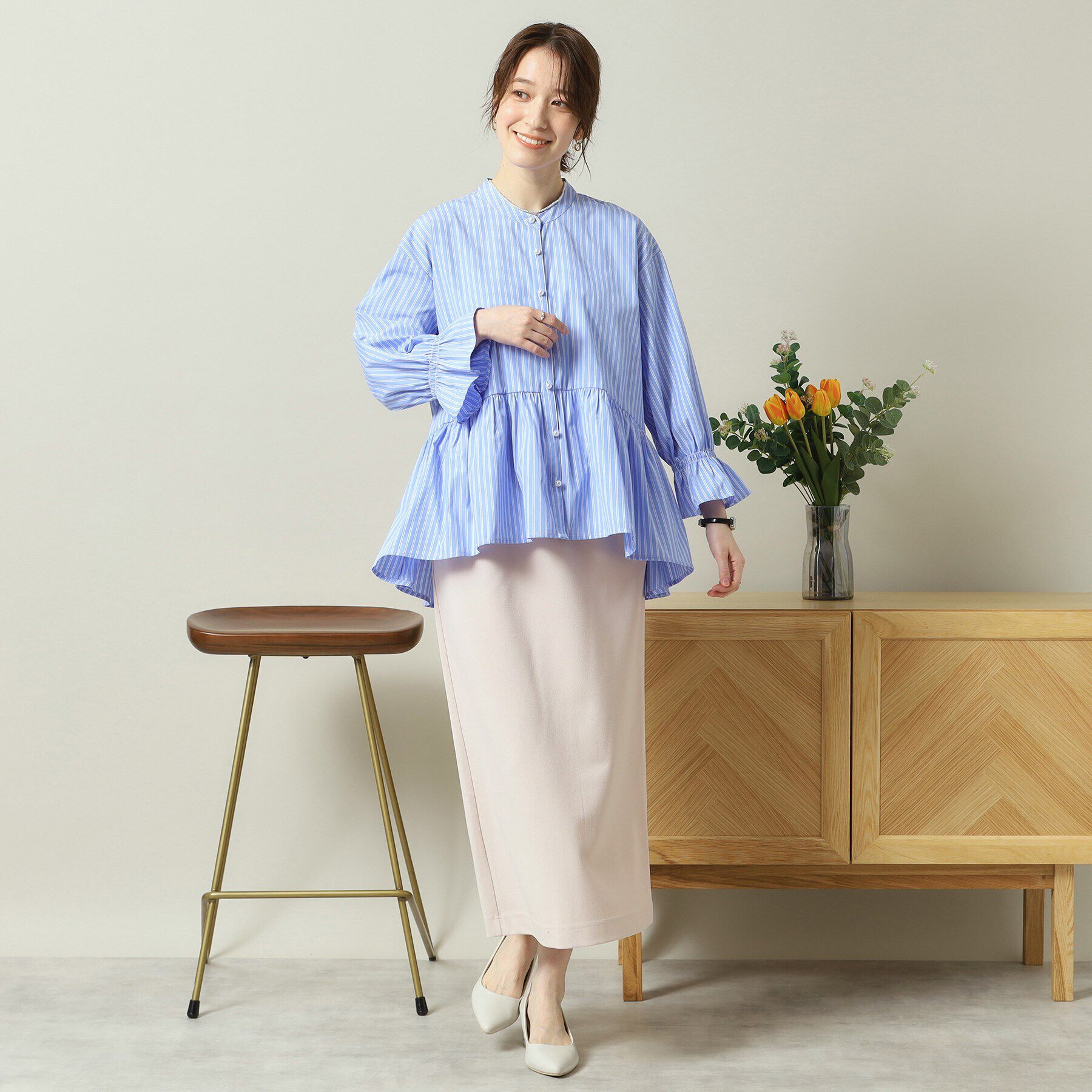 ITS&rsquo;DEMO「【洗濯機OK／吸水速乾／UVカット】カットジョーゼットスカート」|スカート|