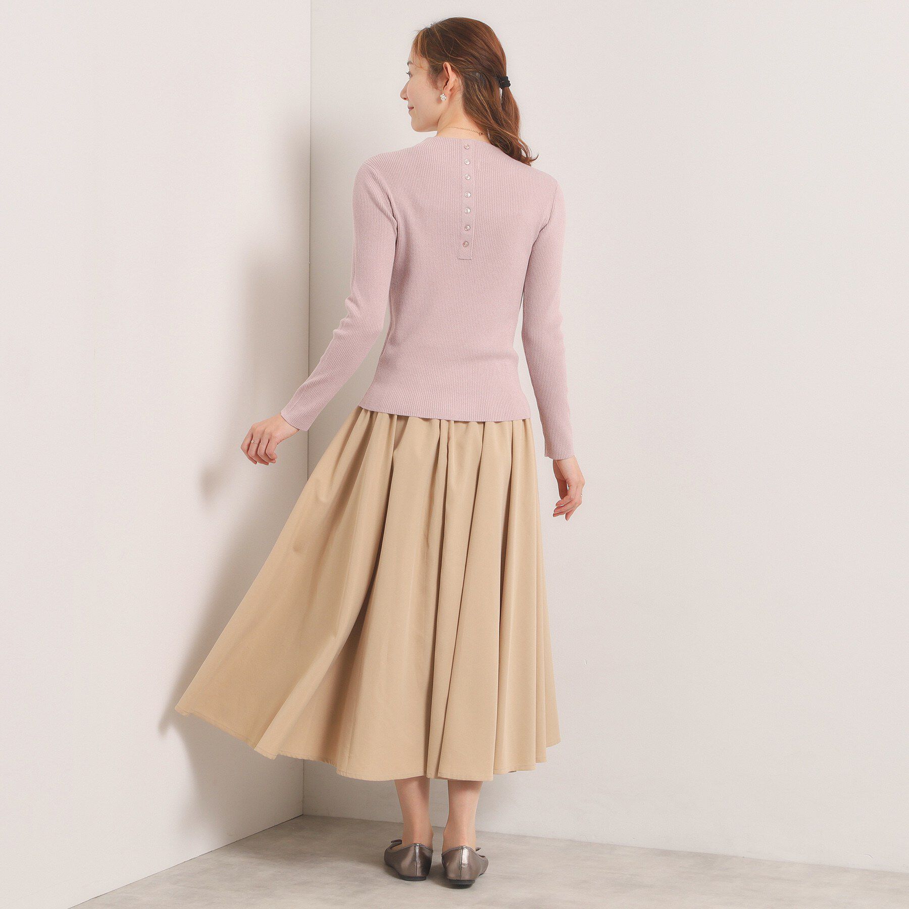 ITS&rsquo;DEMO「【手洗い可】ラメリブニット」|ニット・セーター|