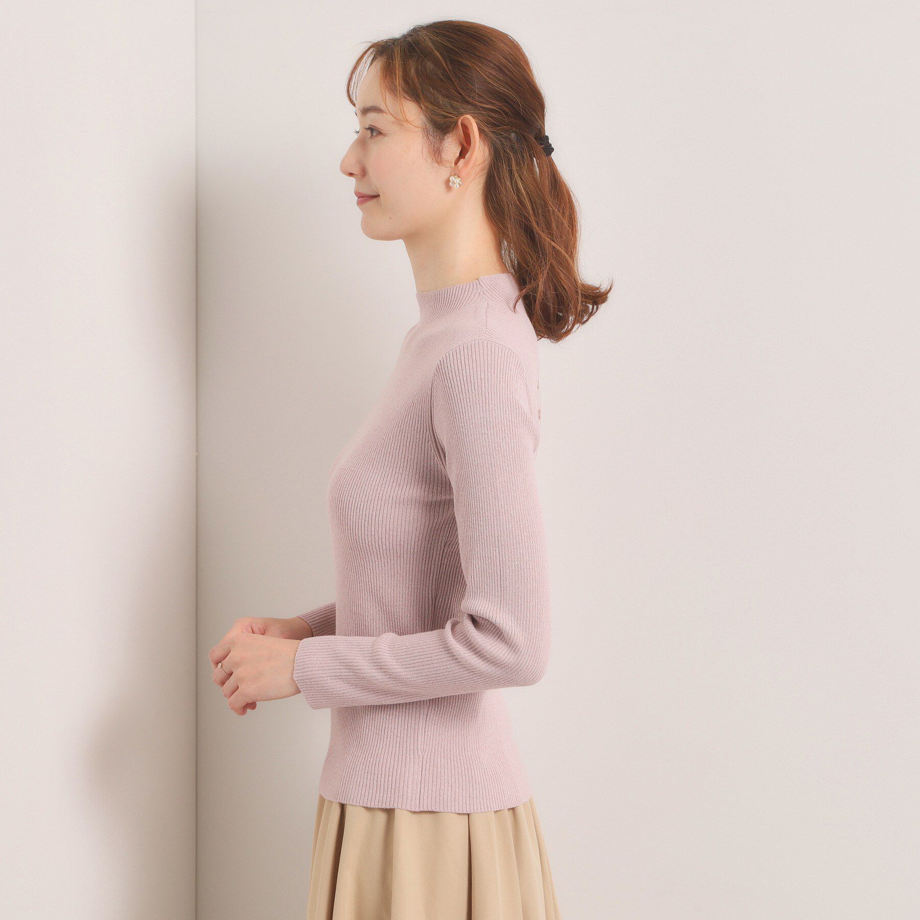 ITS&rsquo;DEMO「【手洗い可】ラメリブニット」|ニット・セーター|