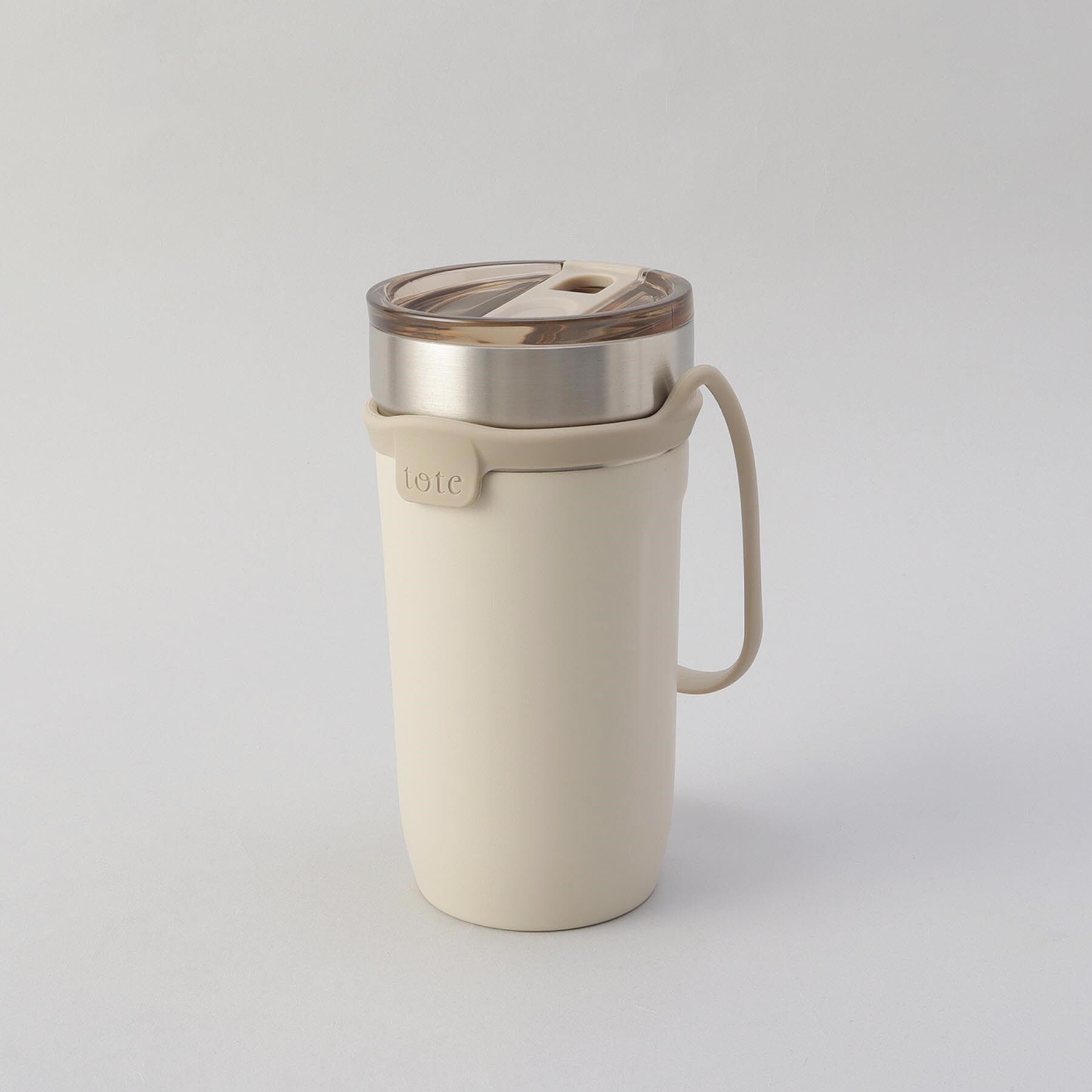 212 KITCHEN STORE「ストロー付3wayタンブラー520ml アイボリー」|食器・キッチングッズ|