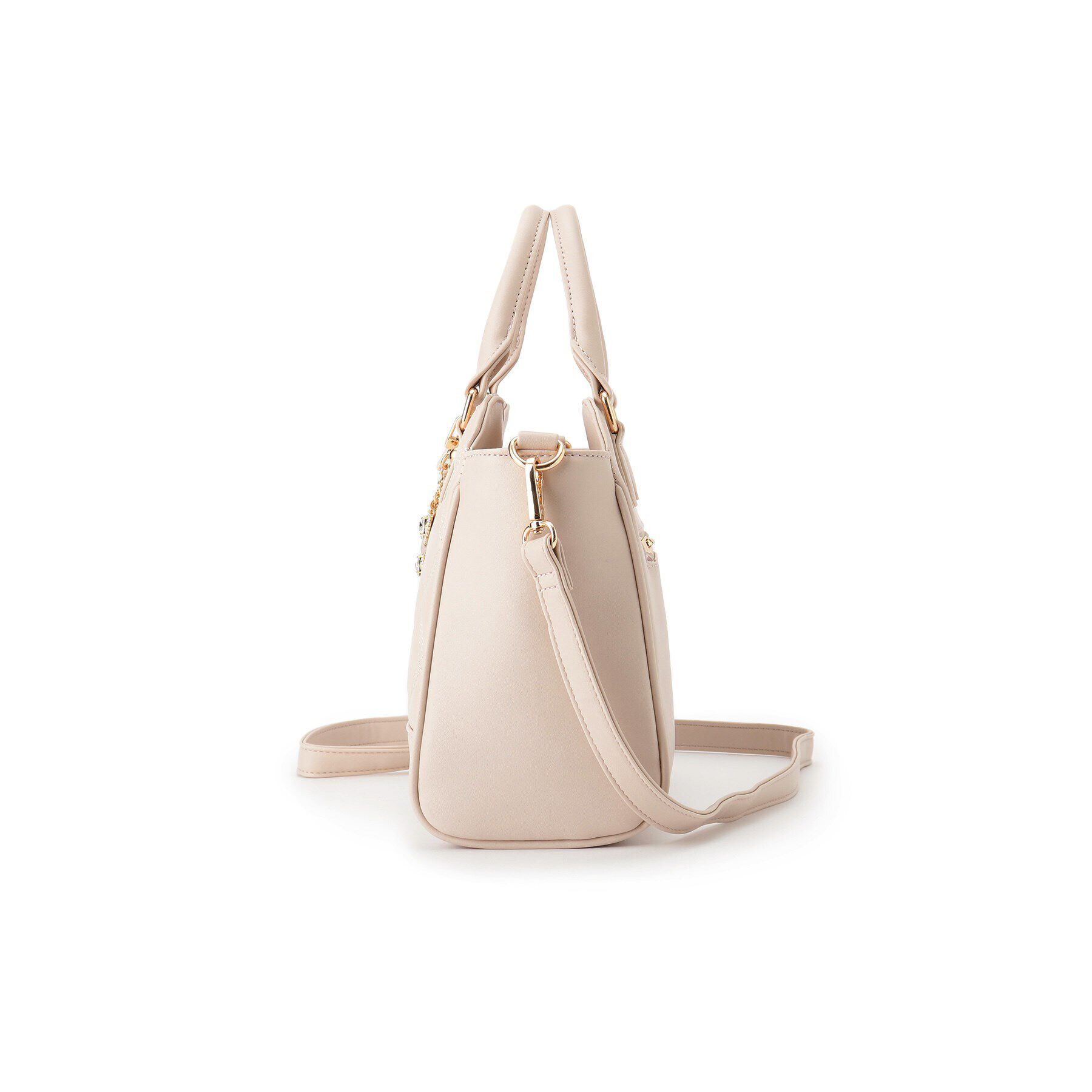 Ober Tashe「Wキルトチャーム付2WAYボストン」|ボストンバッグ|