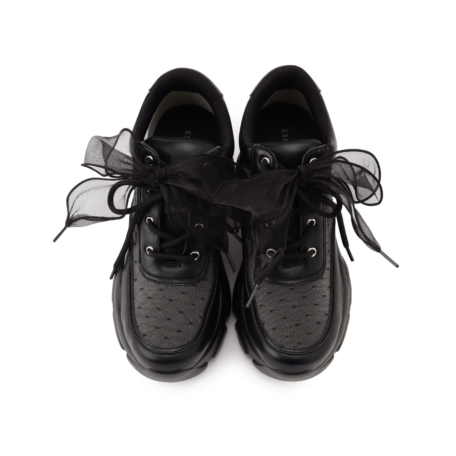 ESPERANZA「きゅんフィットインソールチュールリボンスニーカー」|スニーカー|