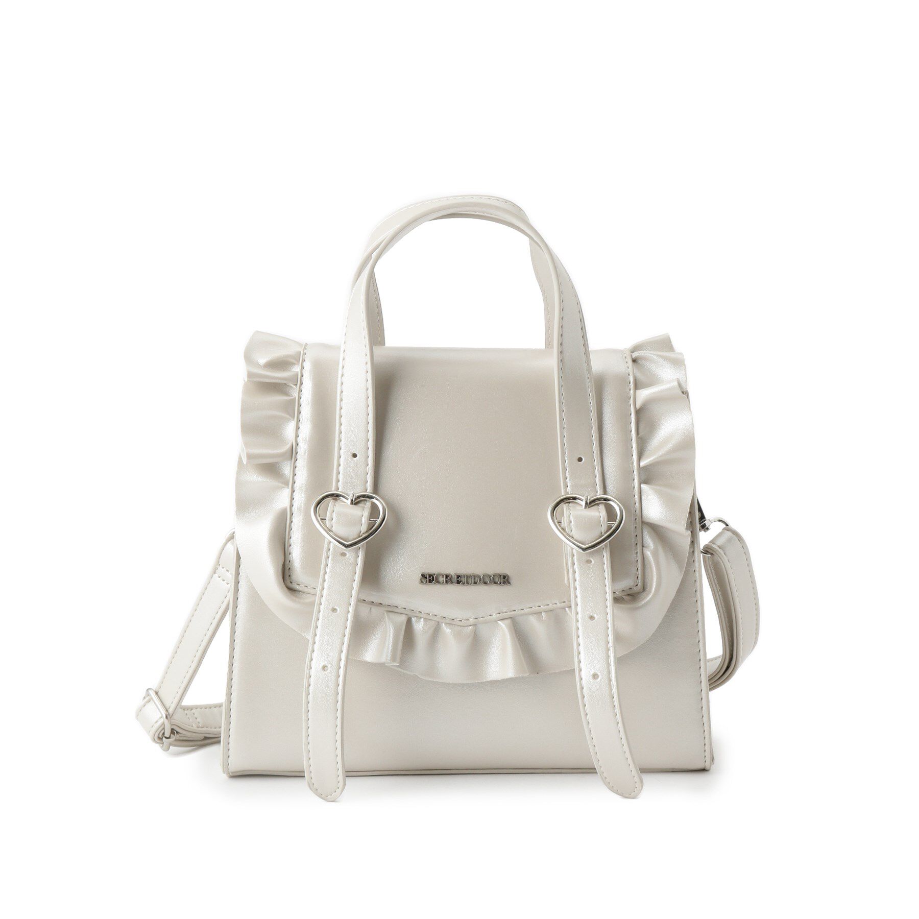 Ober Tashe「フリル&times;ハート2WAYショルダーバッグ」|ショルダー・メッセンジャー|