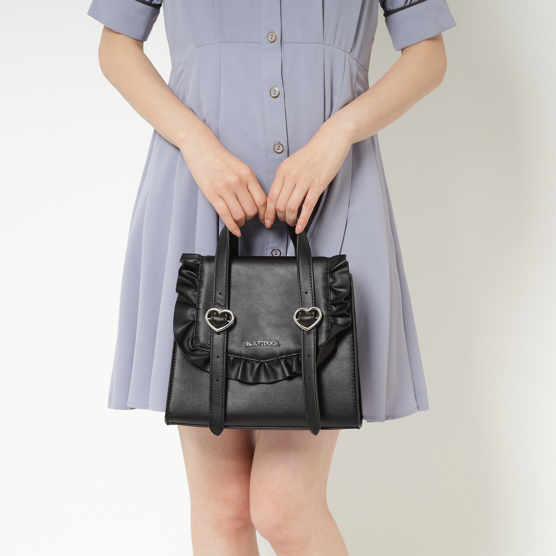 Ober Tashe「フリル&times;ハート2WAYショルダーバッグ」|ショルダー・メッセンジャー|