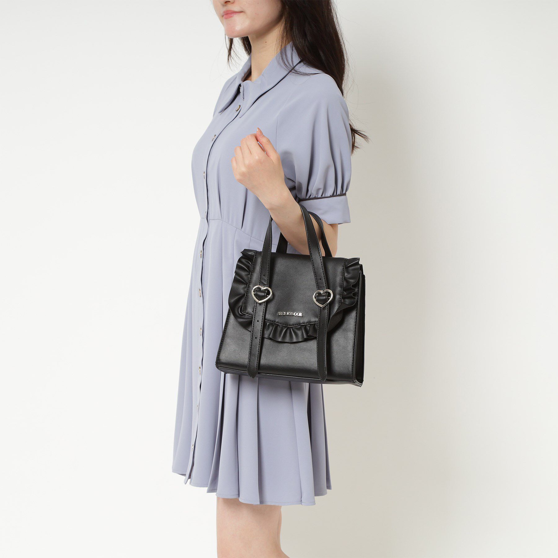 Ober Tashe「フリル&times;ハート2WAYショルダーバッグ」|ショルダー・メッセンジャー|