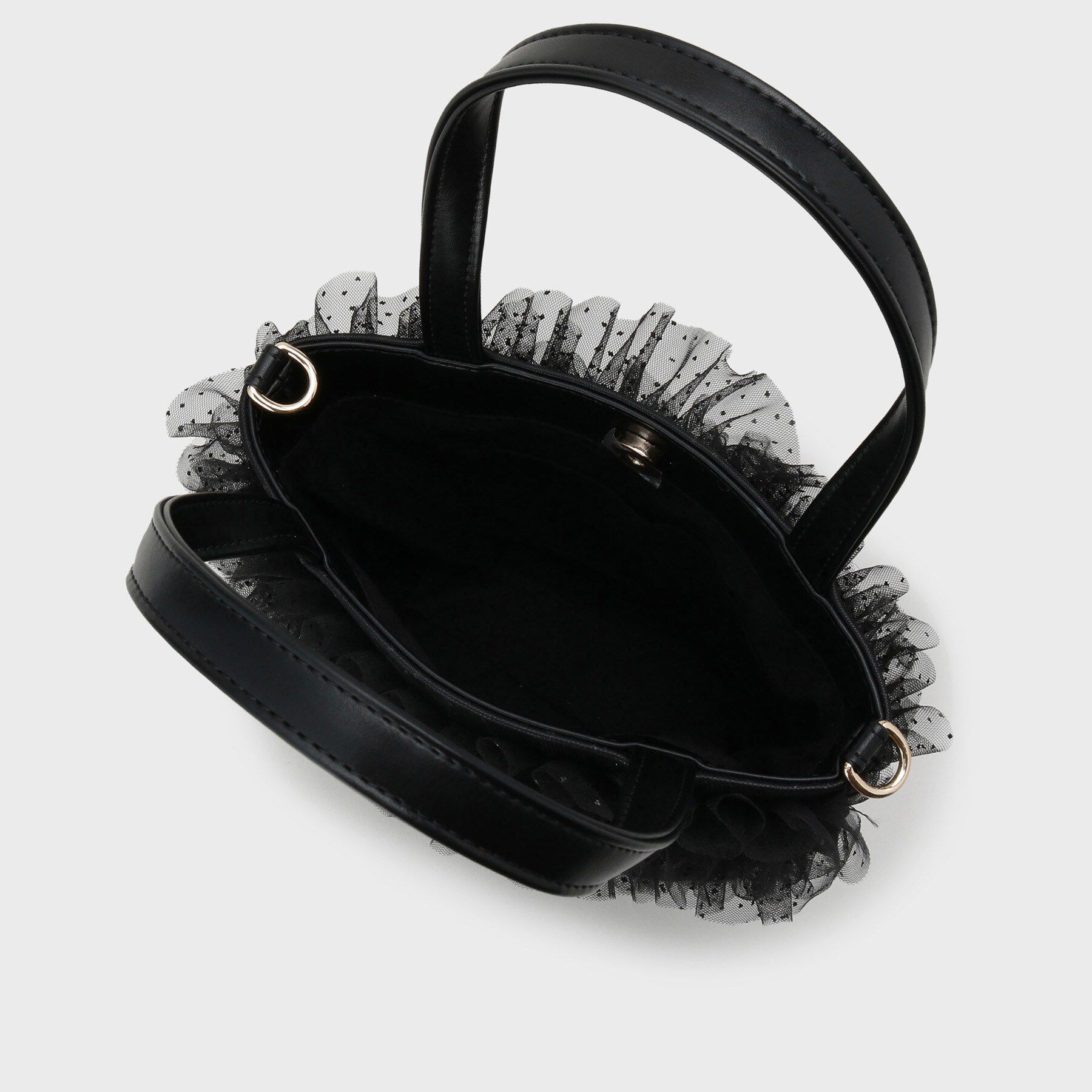 ESPERANZA「ギャザーチュールバッグ」|ハンドバッグ|