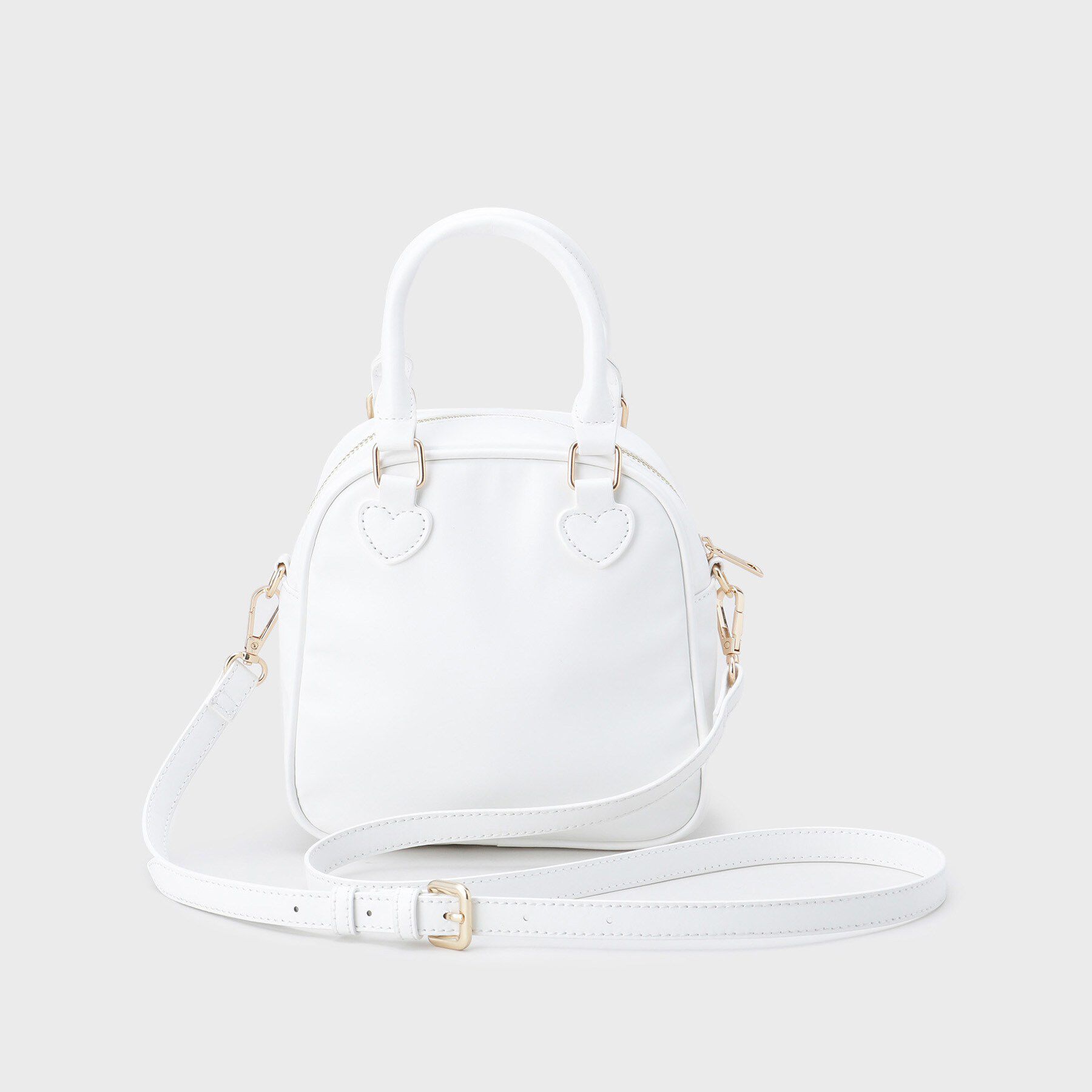 ESPERANZA「ハートチャーム付ミニボストンバッグ」|ショルダー・メッセンジャー|