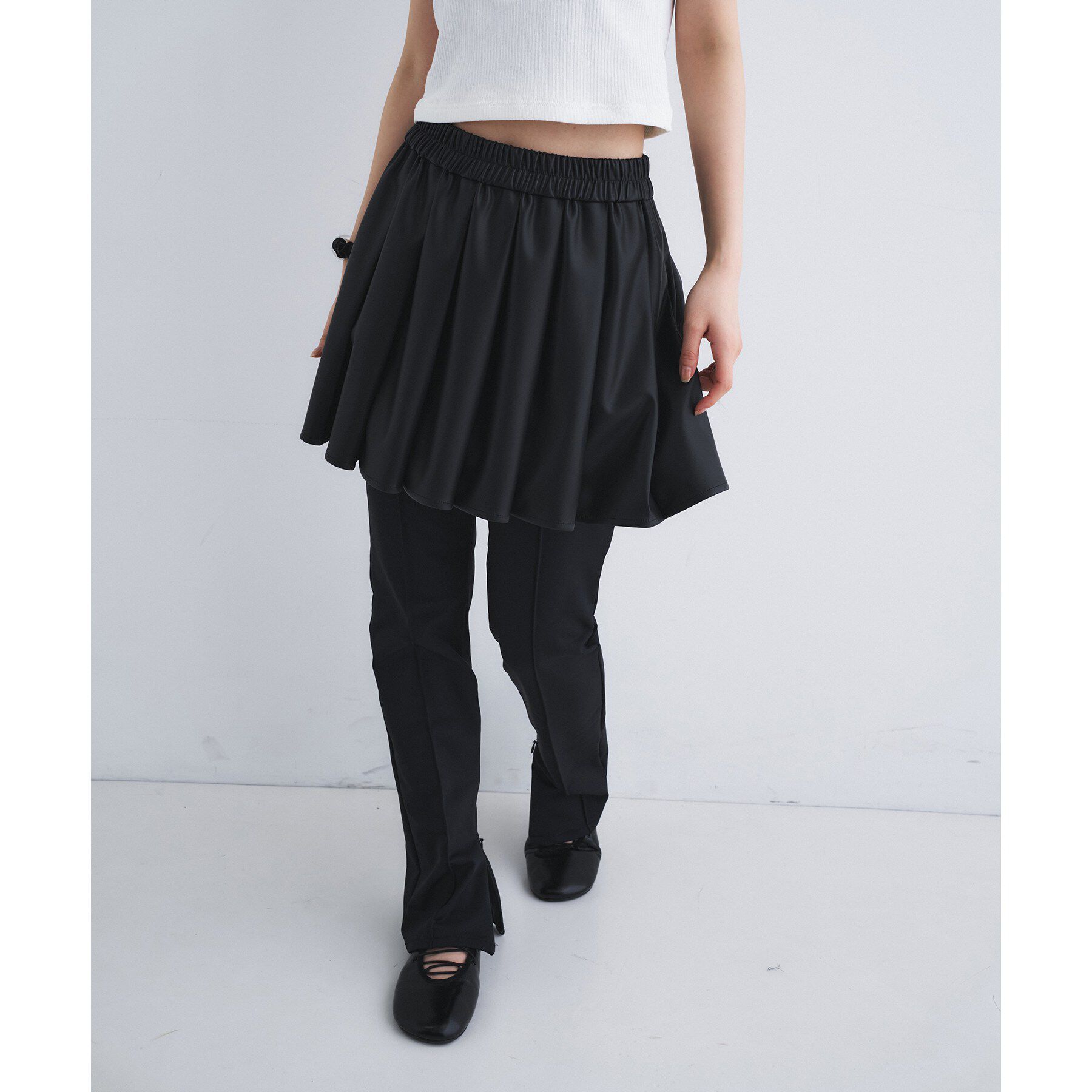 CODE A「leather like mini skirt」|スカート|
